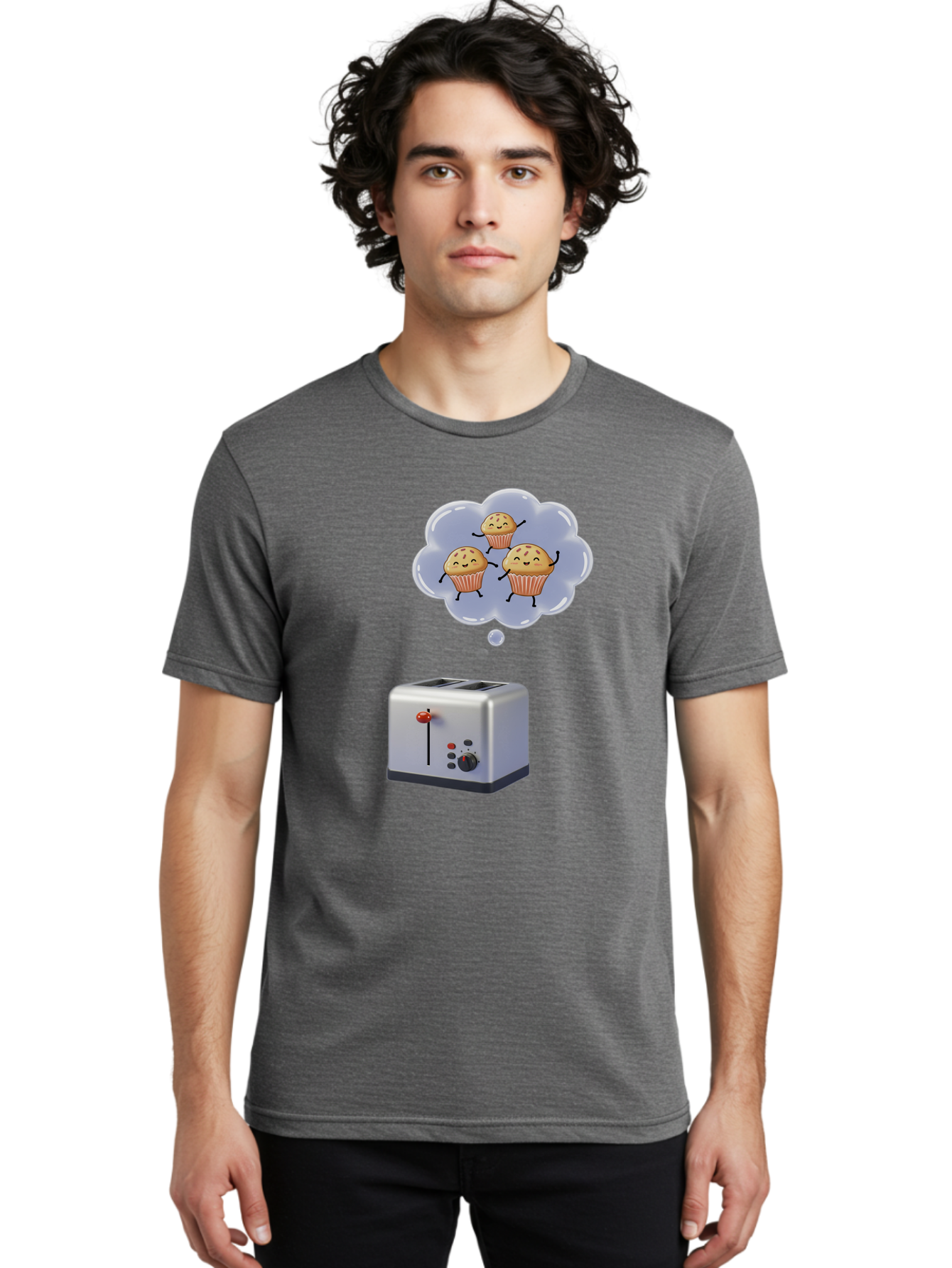 Cupcakes-Toaster Men'S Graphic Tee, 100% Cotton, Comfortable Casual Summer Wear, Machine Washable, Vintage Camera, Old Camera, Antique Camera, Black Camera, Classic Photography, Photography Equipment, Nostalgic Device, Film Camera, Camera Art Bam199