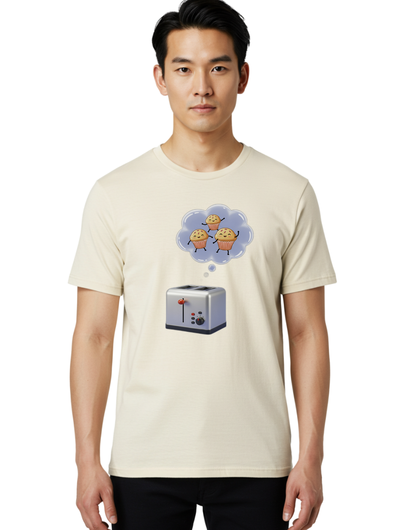 Cupcakes-Toaster Men'S Graphic Tee, 100% Cotton, Comfortable Casual Summer Wear, Machine Washable, Vintage Camera, Old Camera, Antique Camera, Black Camera, Classic Photography, Photography Equipment, Nostalgic Device, Film Camera, Camera Art Bam199