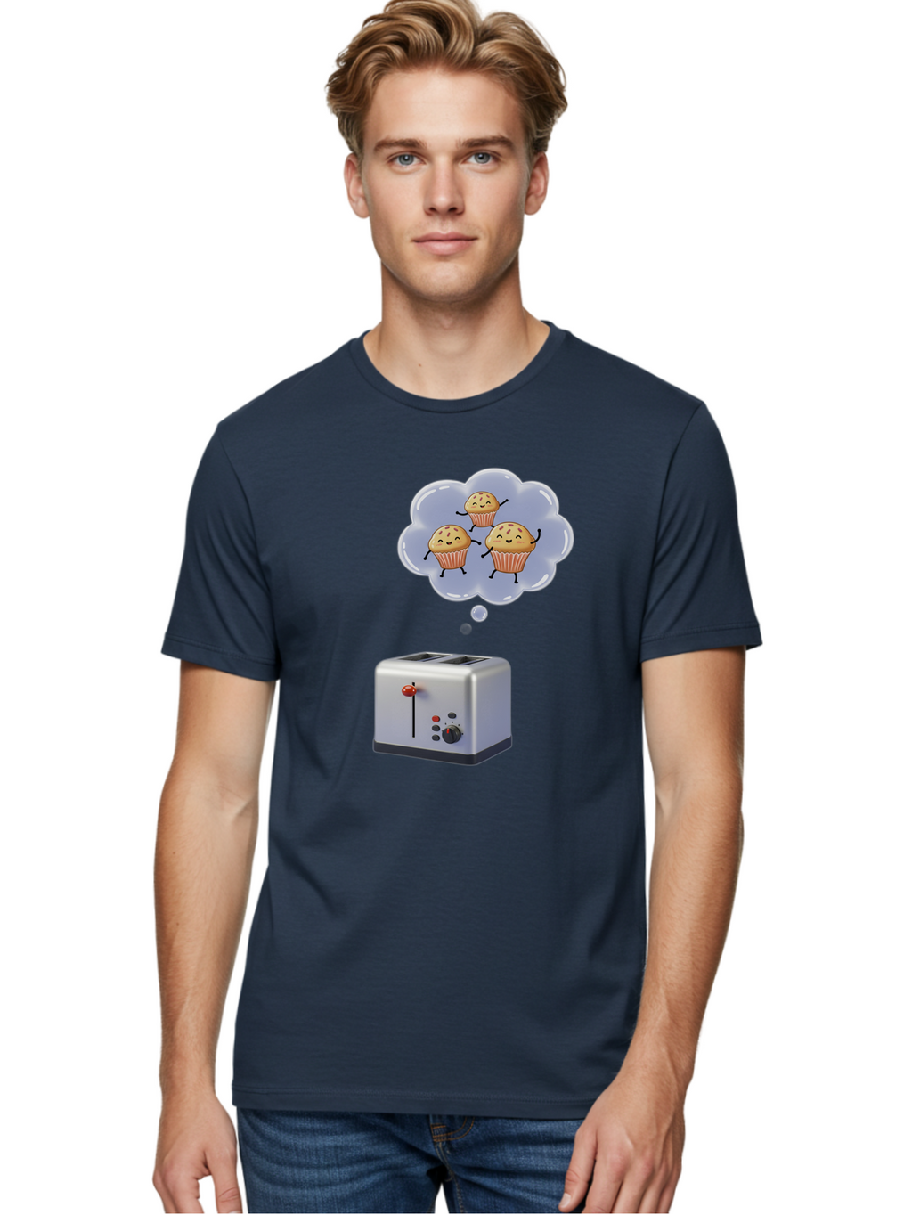 Cupcakes-Toaster Men'S Graphic Tee, 100% Cotton, Comfortable Casual Summer Wear, Machine Washable, Vintage Camera, Old Camera, Antique Camera, Black Camera, Classic Photography, Photography Equipment, Nostalgic Device, Film Camera, Camera Art Bam199