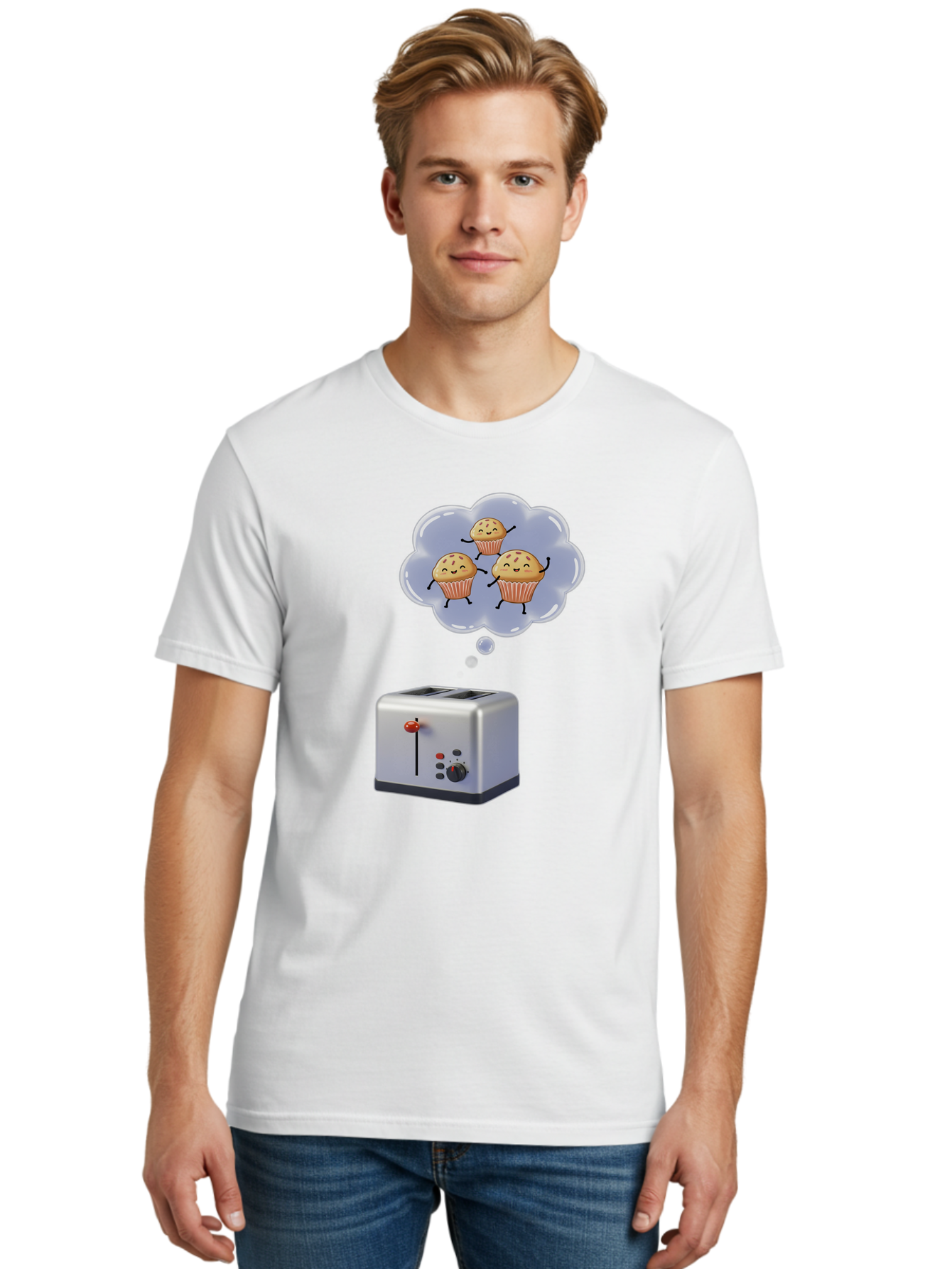 Cupcakes-Toaster Men'S Graphic Tee, 100% Cotton, Comfortable Casual Summer Wear, Machine Washable, Vintage Camera, Old Camera, Antique Camera, Black Camera, Classic Photography, Photography Equipment, Nostalgic Device, Film Camera, Camera Art Bam199