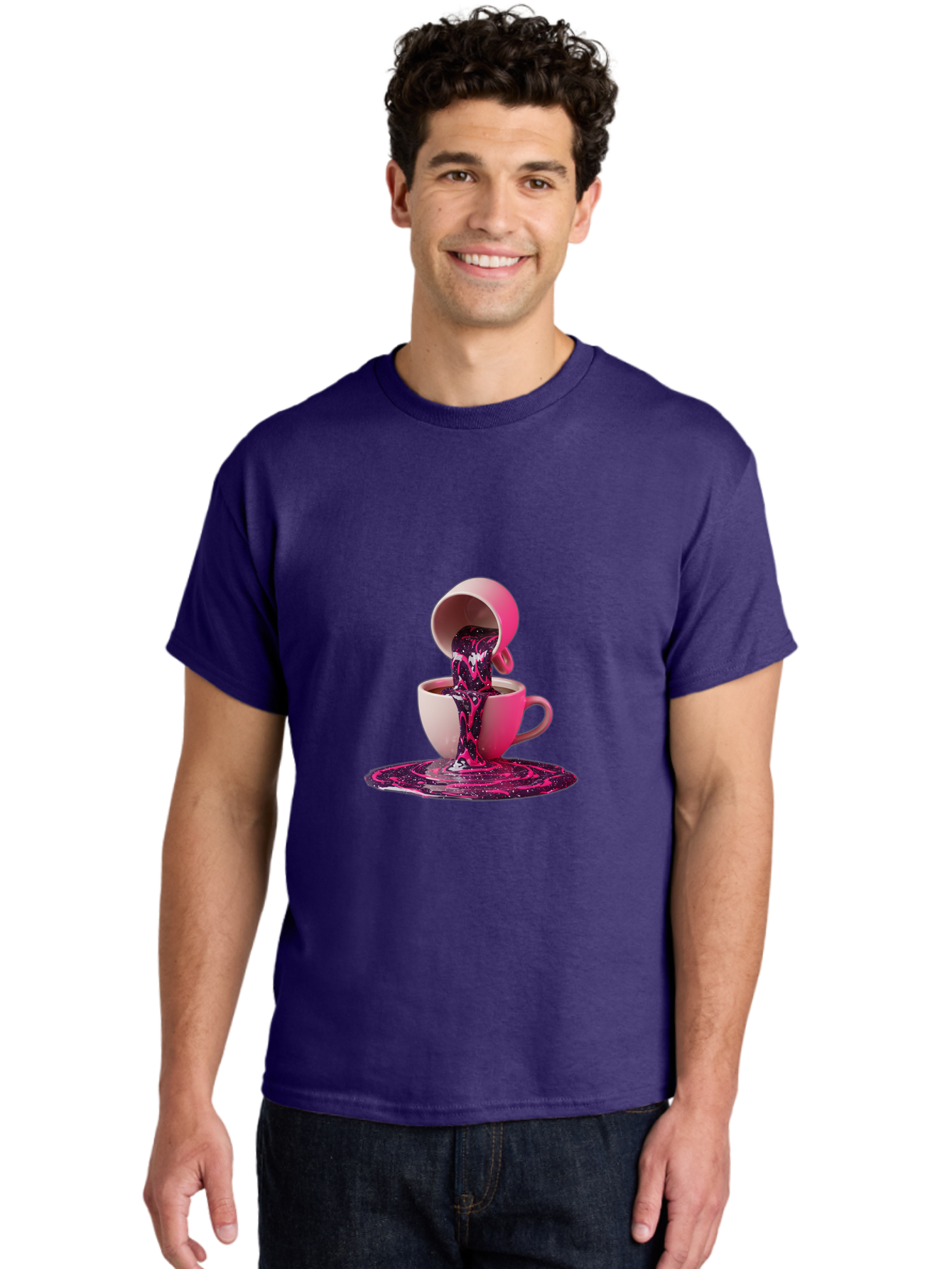 Cups Men'S Graphic Tee, 100% Cotton, Comfortable Casual Summer Wear, Machine Washable, Vintage Camera, Old Camera, Antique Camera, Black Camera, Classic Photography, Photography Equipment, Nostalgic Device, Film Camera, Camera Art Bam200