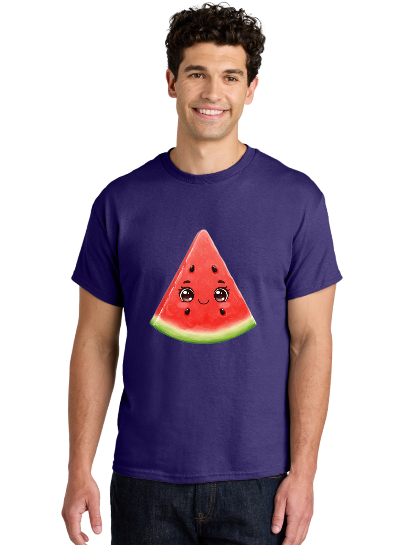 Cute-Watermelon-Slice Men'S Graphic Tee, 100% Cotton, Comfortable Casual Summer Wear, Machine Washable, Vintage Camera, Old Camera, Antique Camera, Black Camera, Classic Photography, Photography Equipment, Nostalgic Device, Film Camera, Bam205