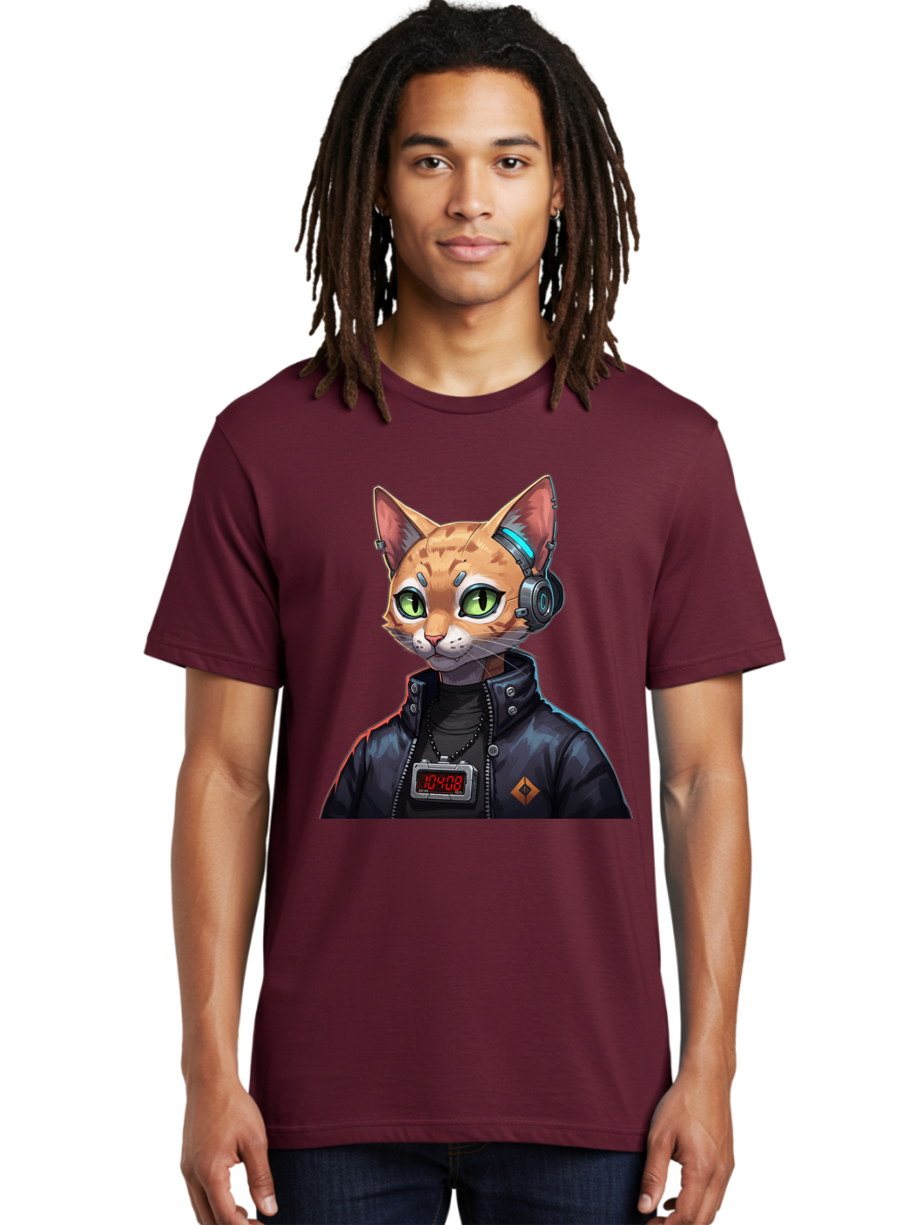 Cyber-Cat-10408 Men'S Graphic Tee, 100% Cotton, Comfortable Casual Summer Wear, Machine Washable, Vintage Camera, Old Camera, Antique Camera, Black Camera, Classic Photography, Photography Equipment, Nostalgic Device, Film Camera, Camera Art Bam206