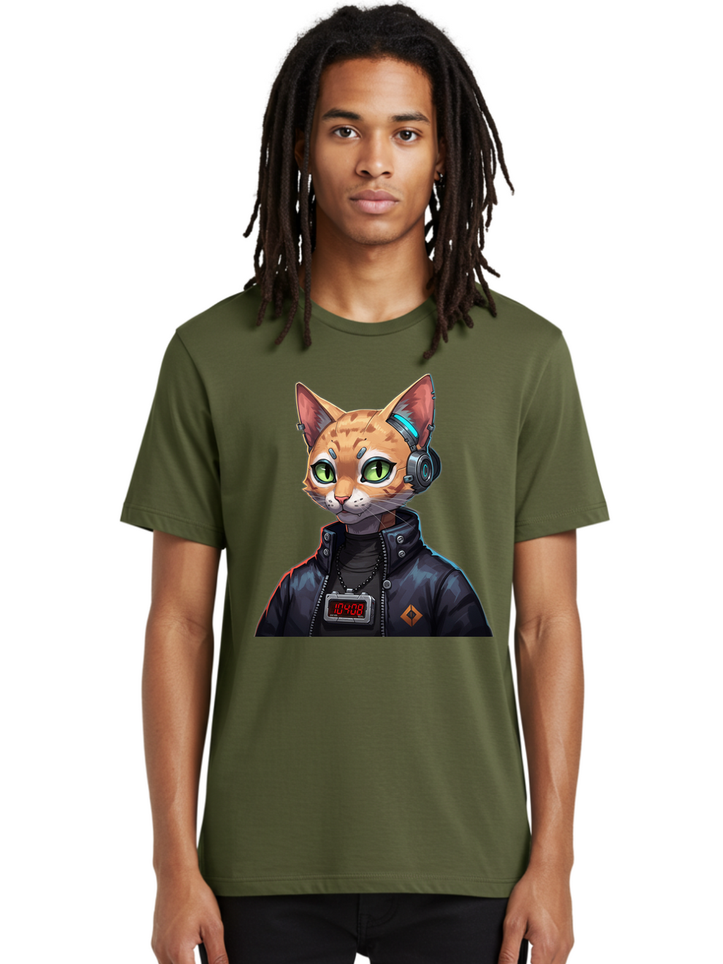 Cyber-Cat-10408 Men'S Graphic Tee, 100% Cotton, Comfortable Casual Summer Wear, Machine Washable, Vintage Camera, Old Camera, Antique Camera, Black Camera, Classic Photography, Photography Equipment, Nostalgic Device, Film Camera, Camera Art Bam206