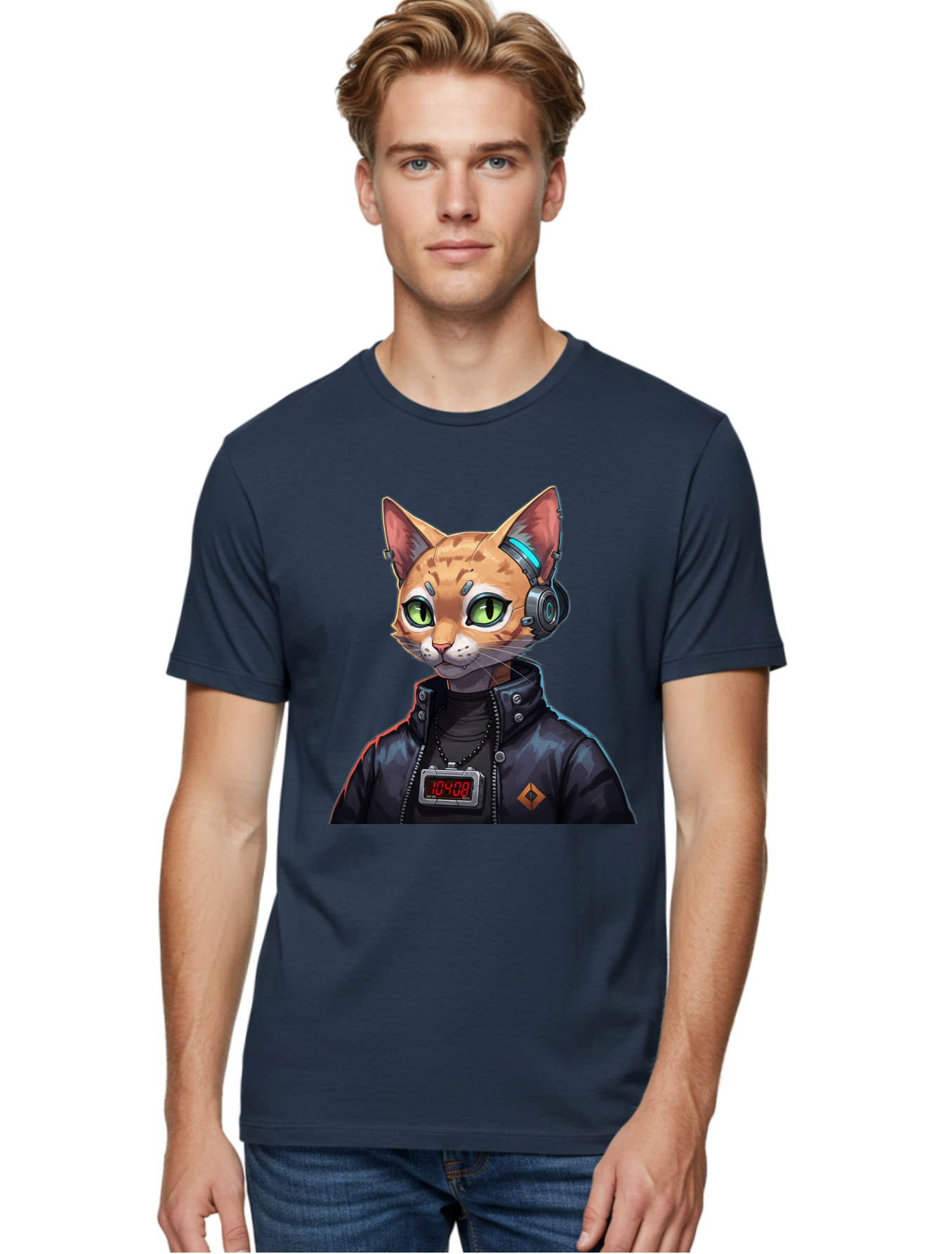 Cyber-Cat-10408 Men'S Graphic Tee, 100% Cotton, Comfortable Casual Summer Wear, Machine Washable, Vintage Camera, Old Camera, Antique Camera, Black Camera, Classic Photography, Photography Equipment, Nostalgic Device, Film Camera, Camera Art Bam206