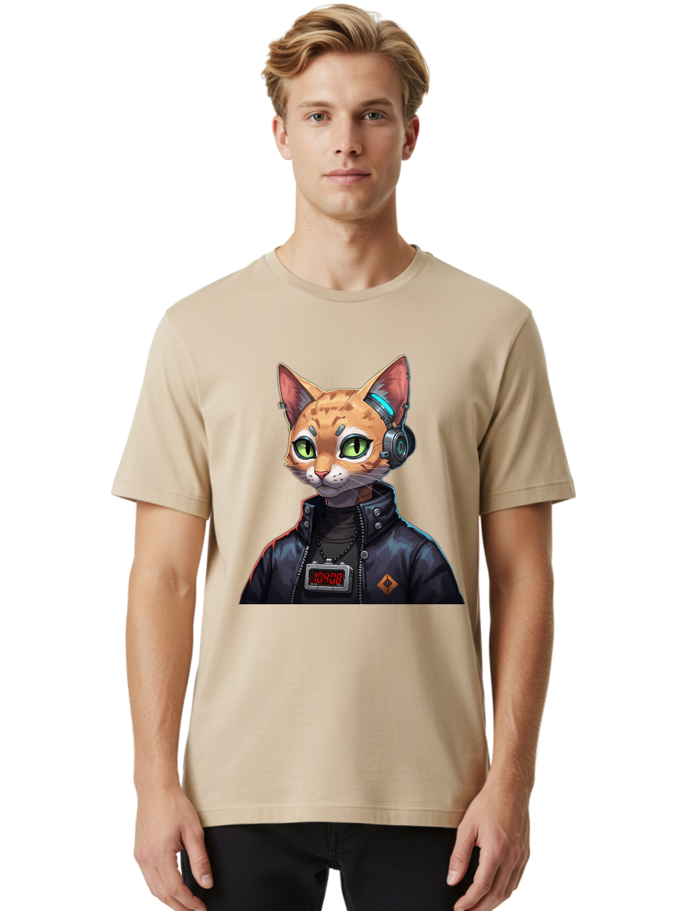 Cyber-Cat-10408 Men'S Graphic Tee, 100% Cotton, Comfortable Casual Summer Wear, Machine Washable, Vintage Camera, Old Camera, Antique Camera, Black Camera, Classic Photography, Photography Equipment, Nostalgic Device, Film Camera, Camera Art Bam206