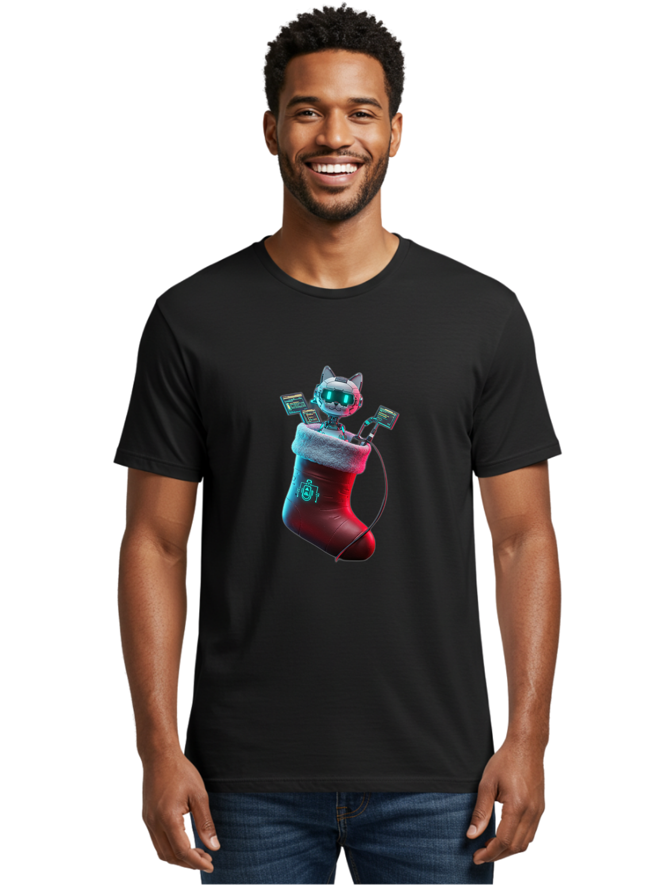 Cyber-Cat Men'S Graphic Tee, 100% Cotton, Comfortable Casual Summer Wear, Machine Washable, Vintage Camera, Old Camera, Antique Camera, Black Camera, Classic Photography, Photography Equipment, Nostalgic Device, Film Camera, Camera Art Bam207