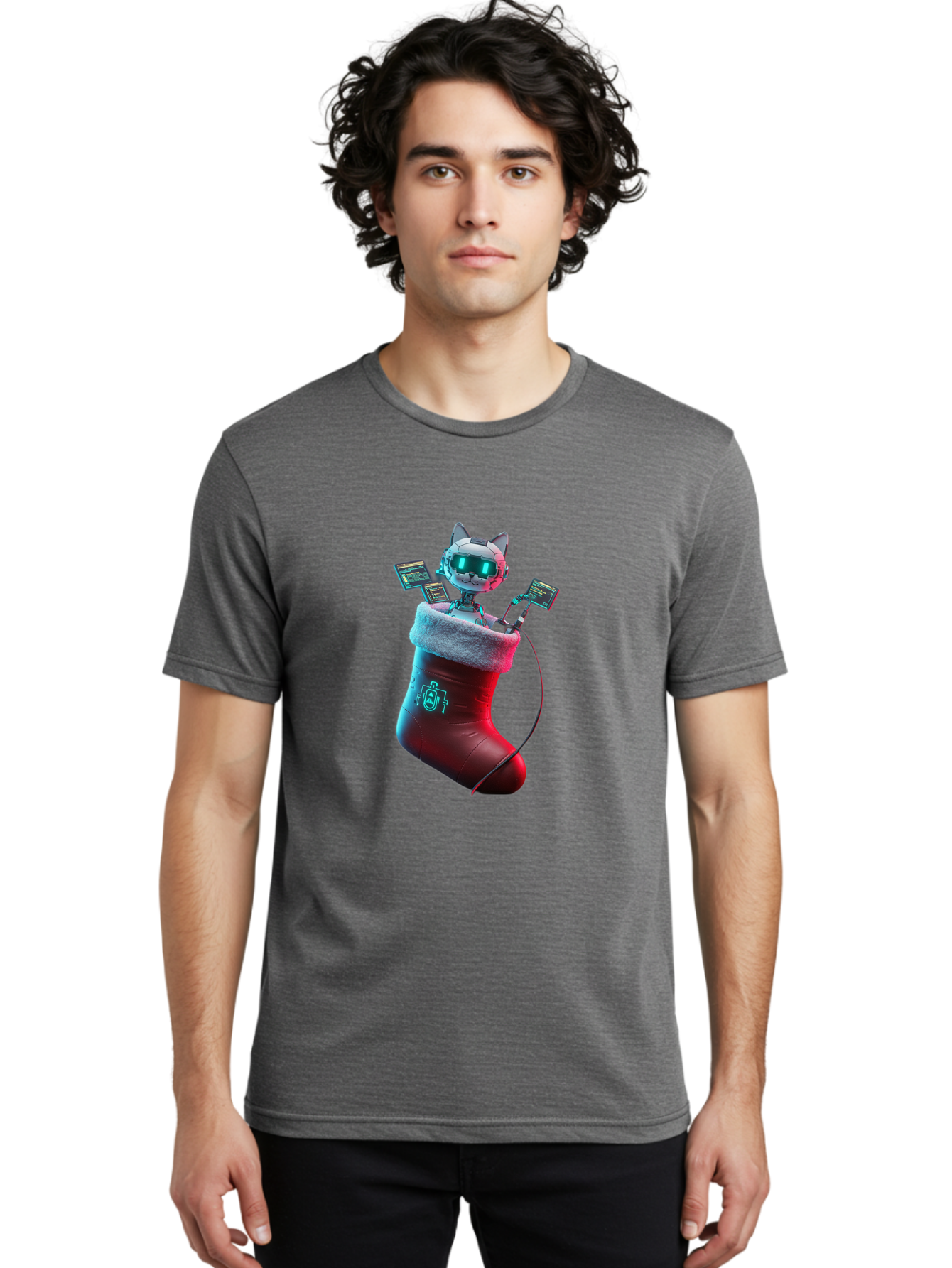 Cyber-Cat Men'S Graphic Tee, 100% Cotton, Comfortable Casual Summer Wear, Machine Washable, Vintage Camera, Old Camera, Antique Camera, Black Camera, Classic Photography, Photography Equipment, Nostalgic Device, Film Camera, Camera Art Bam207