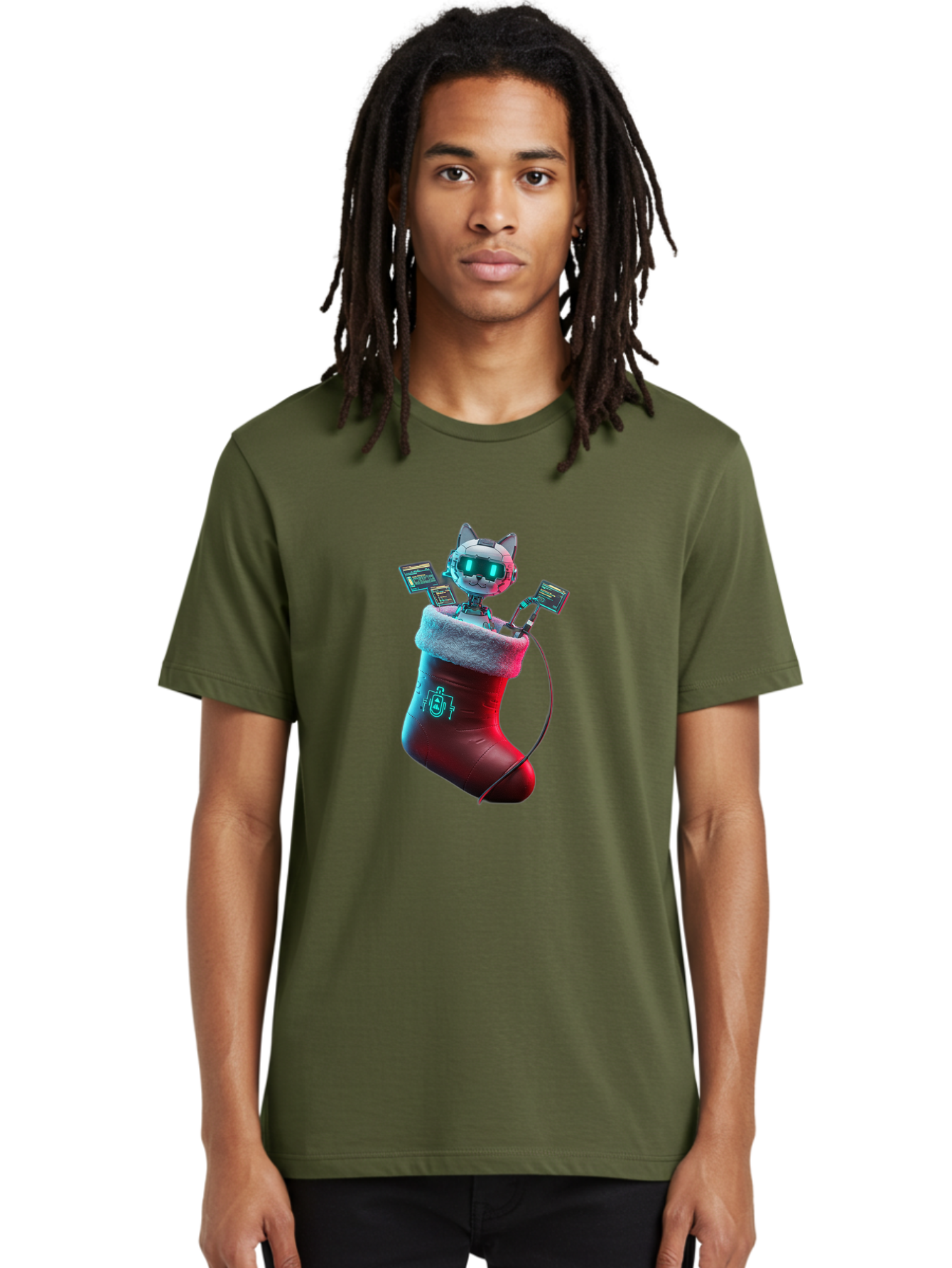 Cyber-Cat Men'S Graphic Tee, 100% Cotton, Comfortable Casual Summer Wear, Machine Washable, Vintage Camera, Old Camera, Antique Camera, Black Camera, Classic Photography, Photography Equipment, Nostalgic Device, Film Camera, Camera Art Bam207