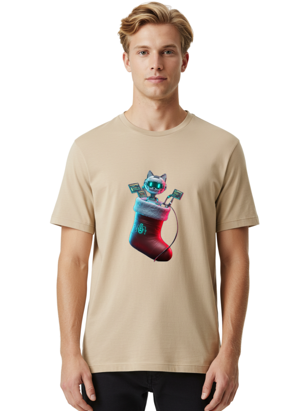 Cyber-Cat Men'S Graphic Tee, 100% Cotton, Comfortable Casual Summer Wear, Machine Washable, Vintage Camera, Old Camera, Antique Camera, Black Camera, Classic Photography, Photography Equipment, Nostalgic Device, Film Camera, Camera Art Bam207