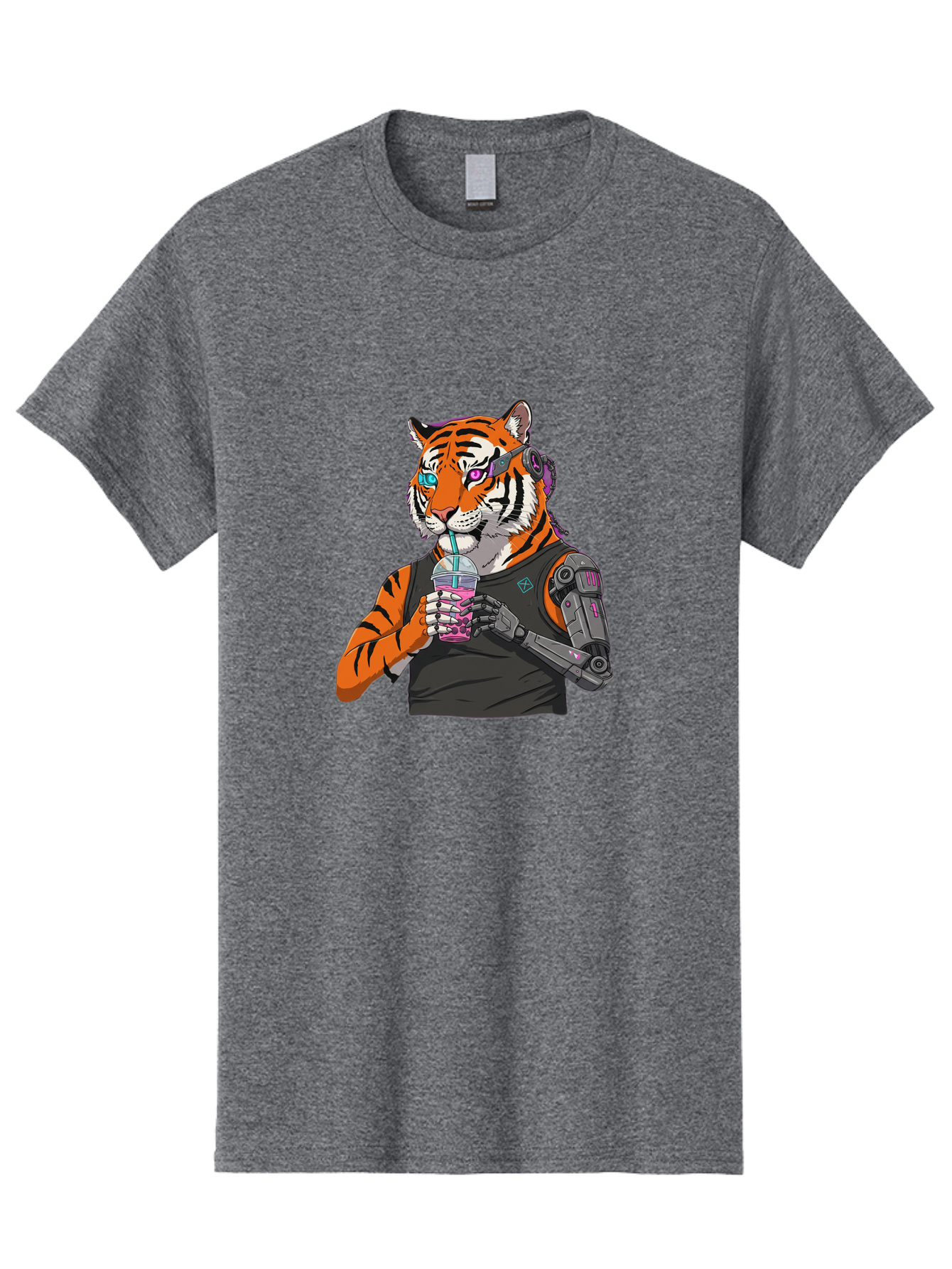 Cyber-Tiger Men'S Graphic Tee, 100% Cotton, Comfortable Casual Summer Wear, Machine Washable, Vintage Camera, Old Camera, Antique Camera, Black Camera, Classic Photography, Photography Equipment, Nostalgic Device, Film Camera, Camera Art Bam208