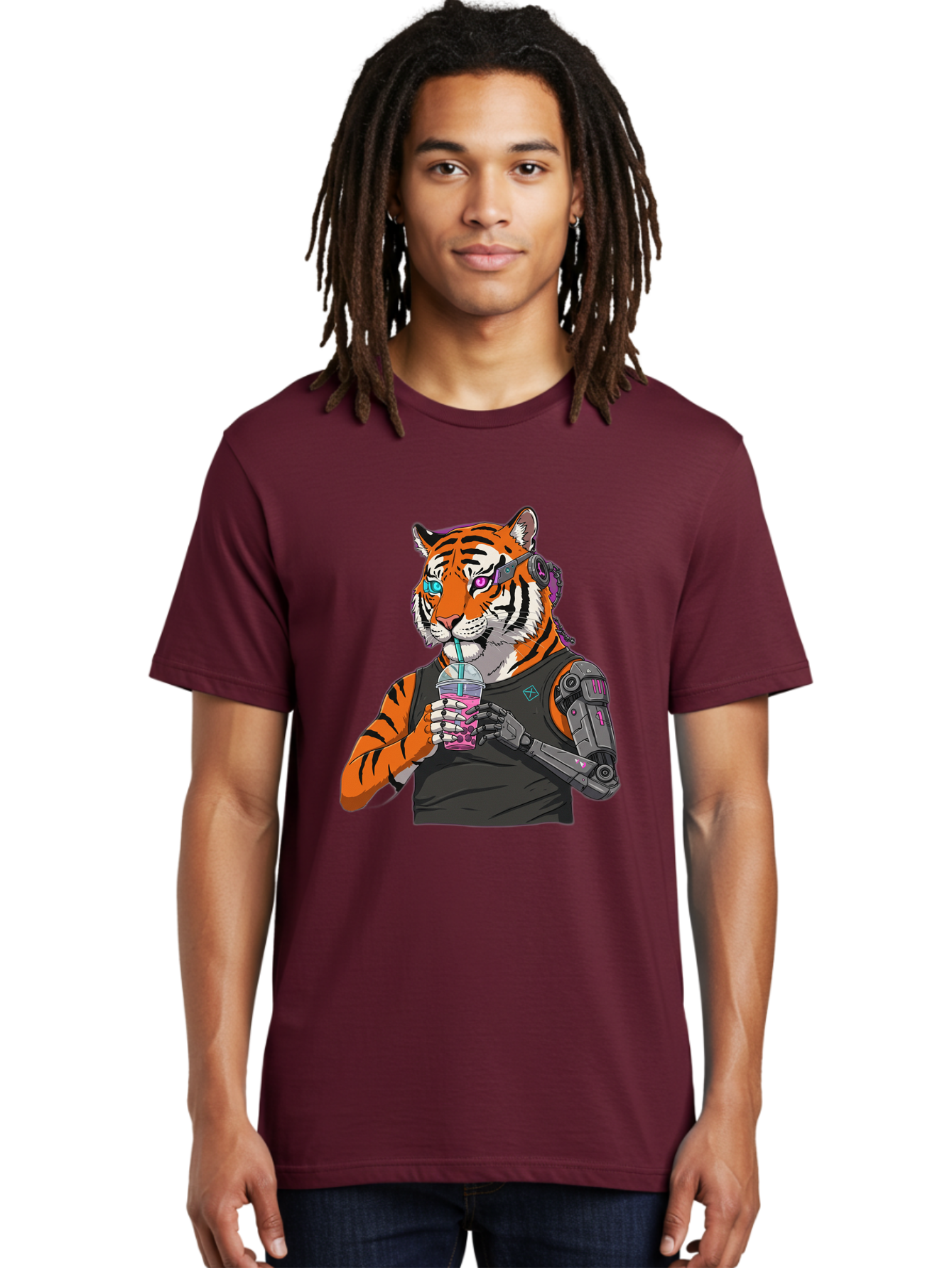 Cyber-Tiger Men'S Graphic Tee, 100% Cotton, Comfortable Casual Summer Wear, Machine Washable, Vintage Camera, Old Camera, Antique Camera, Black Camera, Classic Photography, Photography Equipment, Nostalgic Device, Film Camera, Camera Art Bam208