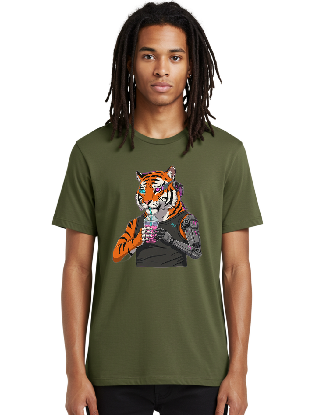 Cyber-Tiger Men'S Graphic Tee, 100% Cotton, Comfortable Casual Summer Wear, Machine Washable, Vintage Camera, Old Camera, Antique Camera, Black Camera, Classic Photography, Photography Equipment, Nostalgic Device, Film Camera, Camera Art Bam208