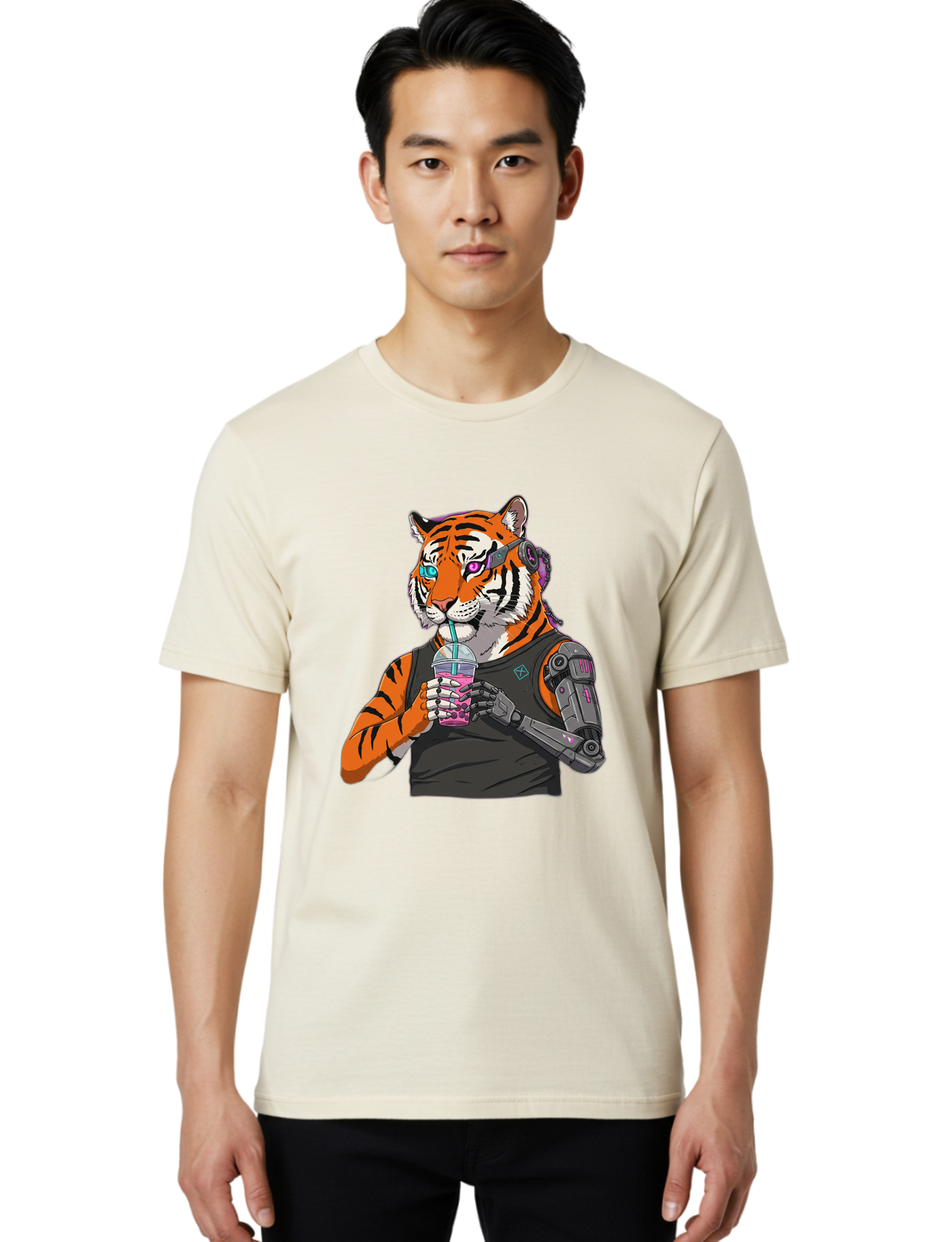 Cyber-Tiger Men'S Graphic Tee, 100% Cotton, Comfortable Casual Summer Wear, Machine Washable, Vintage Camera, Old Camera, Antique Camera, Black Camera, Classic Photography, Photography Equipment, Nostalgic Device, Film Camera, Camera Art Bam208