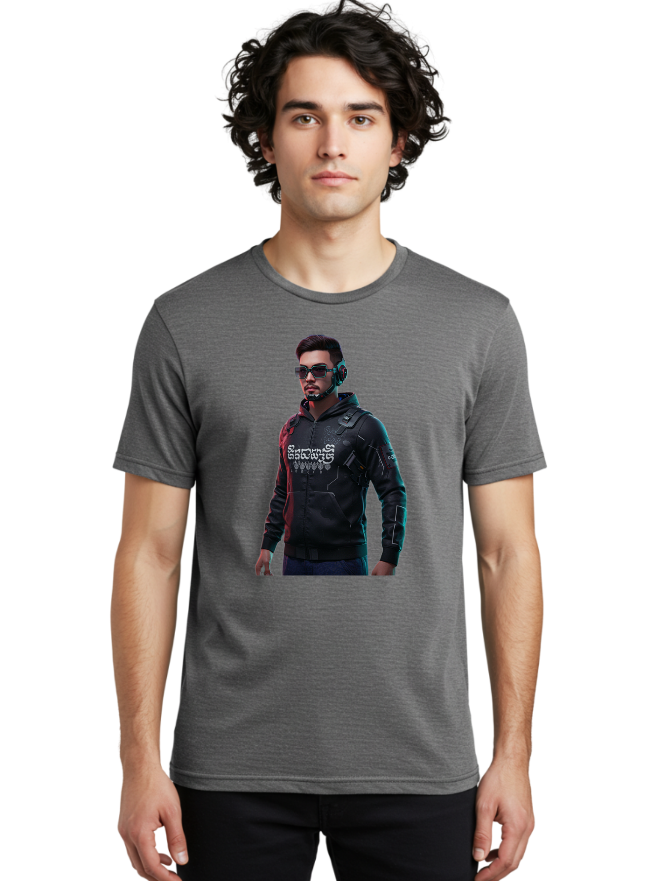 Cyberpunk-Character Men'S Graphic Tee, 100% Cotton, Comfortable Casual Summer Wear, Machine Washable, Vintage Camera, Old Camera, Antique Camera, Black Camera, Classic Photography, Photography Equipment, Nostalgic Device, Film Camera, Bam209