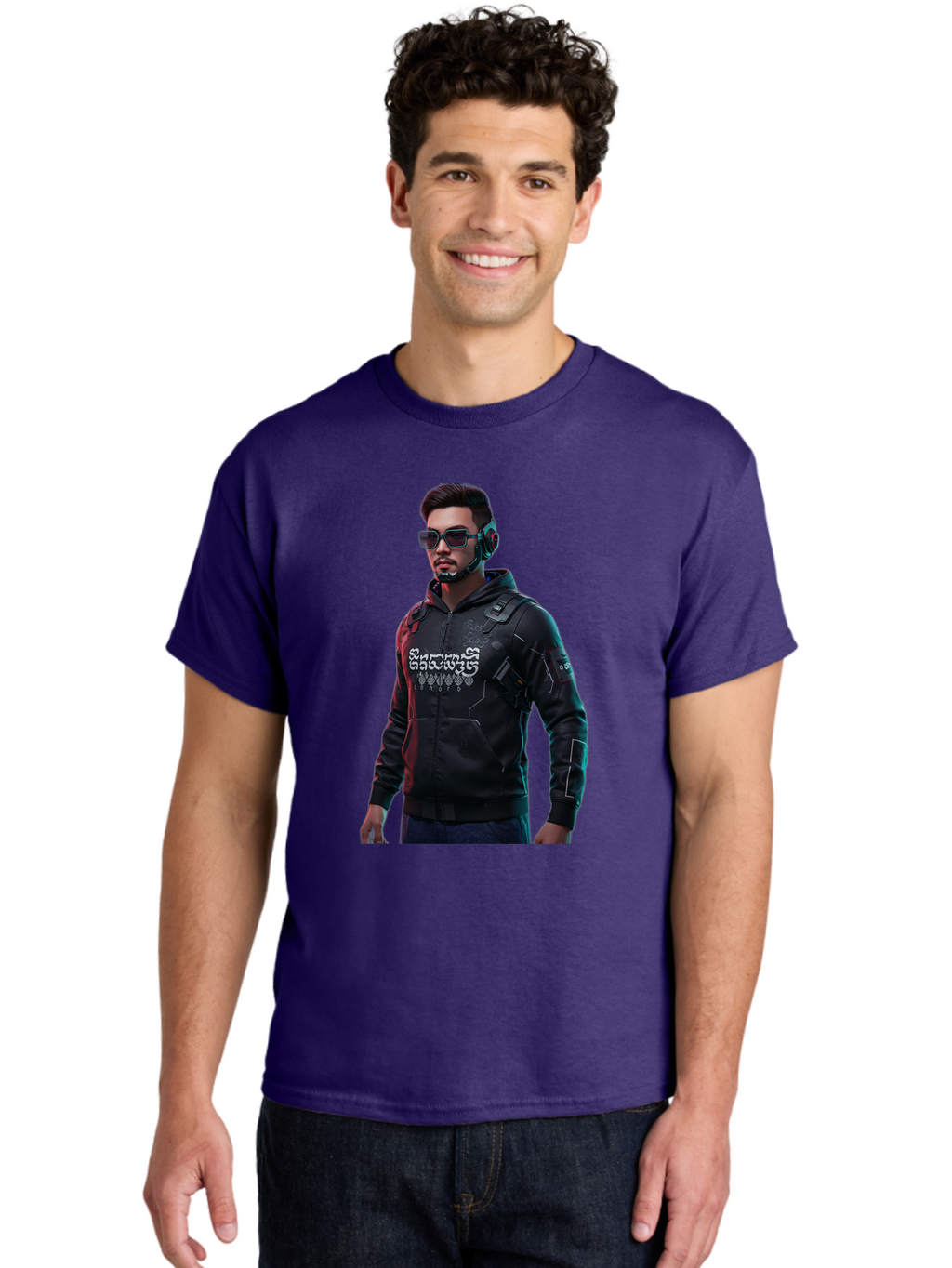 Cyberpunk-Character Men'S Graphic Tee, 100% Cotton, Comfortable Casual Summer Wear, Machine Washable, Vintage Camera, Old Camera, Antique Camera, Black Camera, Classic Photography, Photography Equipment, Nostalgic Device, Film Camera, Bam209