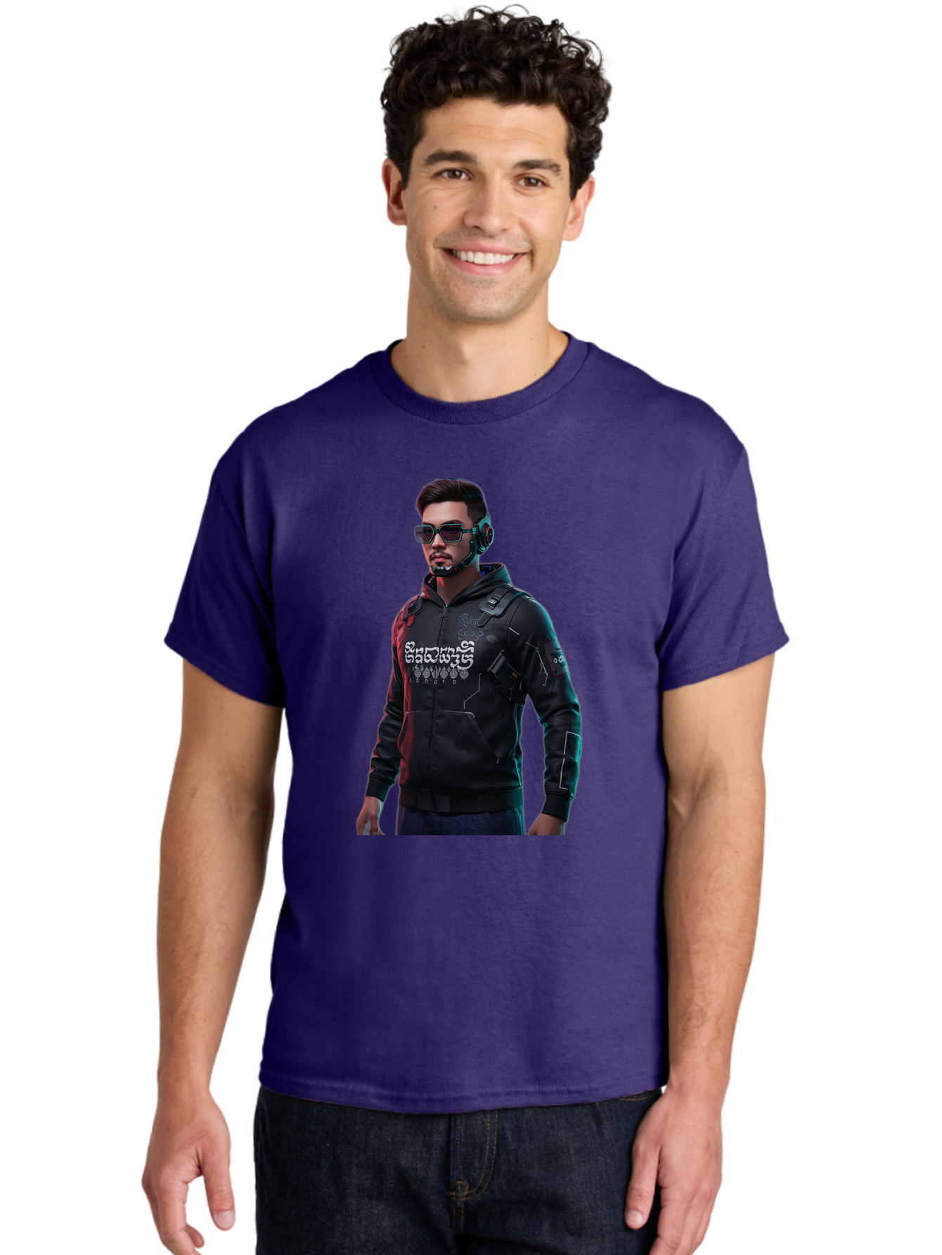 Cyberpunk-Character Men'S Graphic Tee, 100% Cotton, Comfortable Casual Summer Wear, Machine Washable, Vintage Camera, Old Camera, Antique Camera, Black Camera, Classic Photography, Photography Equipment, Nostalgic Device, Film Camera, Bam209