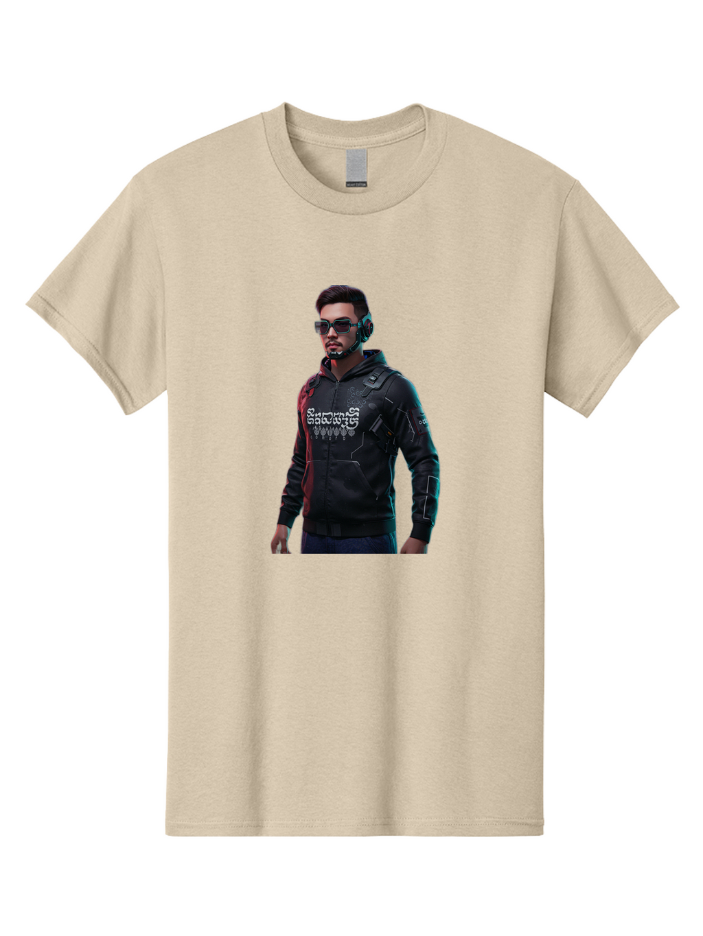 Cyberpunk-Character Men'S Graphic Tee, 100% Cotton, Comfortable Casual Summer Wear, Machine Washable, Vintage Camera, Old Camera, Antique Camera, Black Camera, Classic Photography, Photography Equipment, Nostalgic Device, Film Camera, Bam209