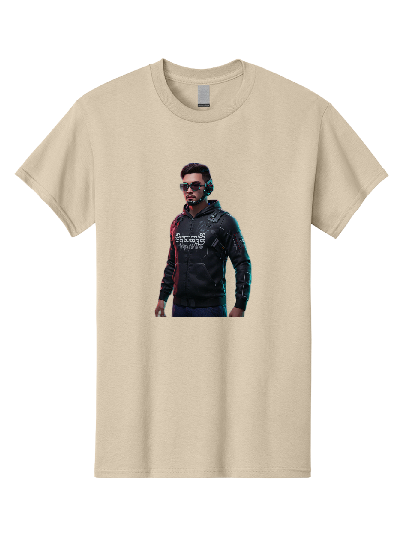 Cyberpunk-Character Men'S Graphic Tee, 100% Cotton, Comfortable Casual Summer Wear, Machine Washable, Vintage Camera, Old Camera, Antique Camera, Black Camera, Classic Photography, Photography Equipment, Nostalgic Device, Film Camera, Bam209