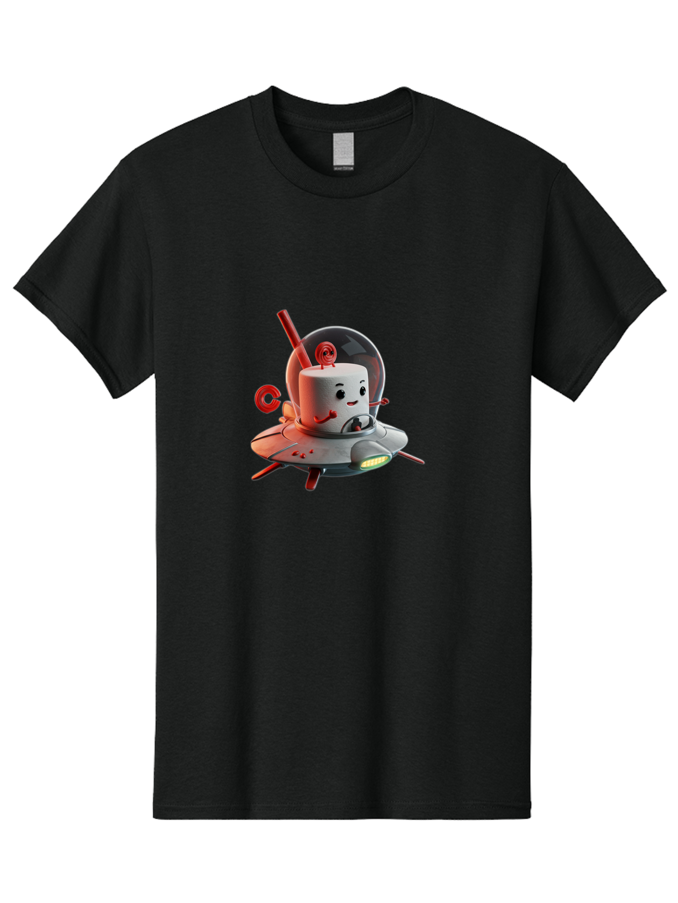 Cylinder-Head-In-Ufo Men'S Graphic Tee, 100% Cotton, Comfortable Casual Summer Wear, Machine Washable, Vintage Camera, Old Camera, Antique Camera, Black Camera, Classic Photography, Photography Equipment, Nostalgic Device, Film Camera, Bam212