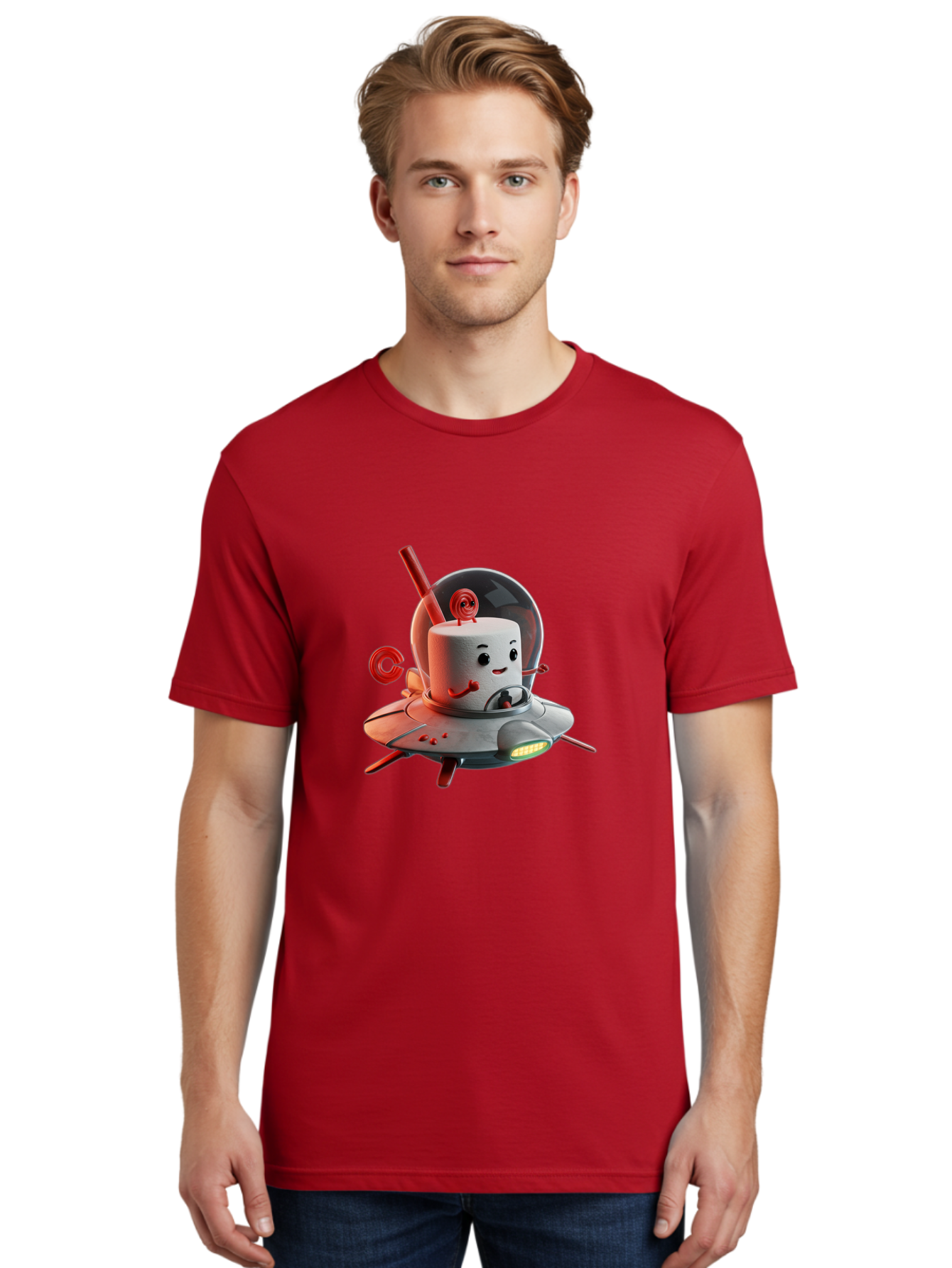 Cylinder-Head-In-Ufo Men'S Graphic Tee, 100% Cotton, Comfortable Casual Summer Wear, Machine Washable, Vintage Camera, Old Camera, Antique Camera, Black Camera, Classic Photography, Photography Equipment, Nostalgic Device, Film Camera, Bam212