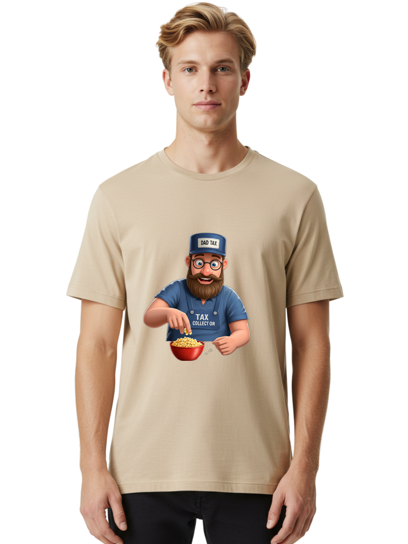 Dad-Tax Men'S Graphic Tee, 100% Cotton, Comfortable Casual Summer Wear, Machine Washable, Vintage Camera, Old Camera, Antique Camera, Black Camera, Classic Photography, Photography Equipment, Nostalgic Device, Film Camera, Camera Art Bam216