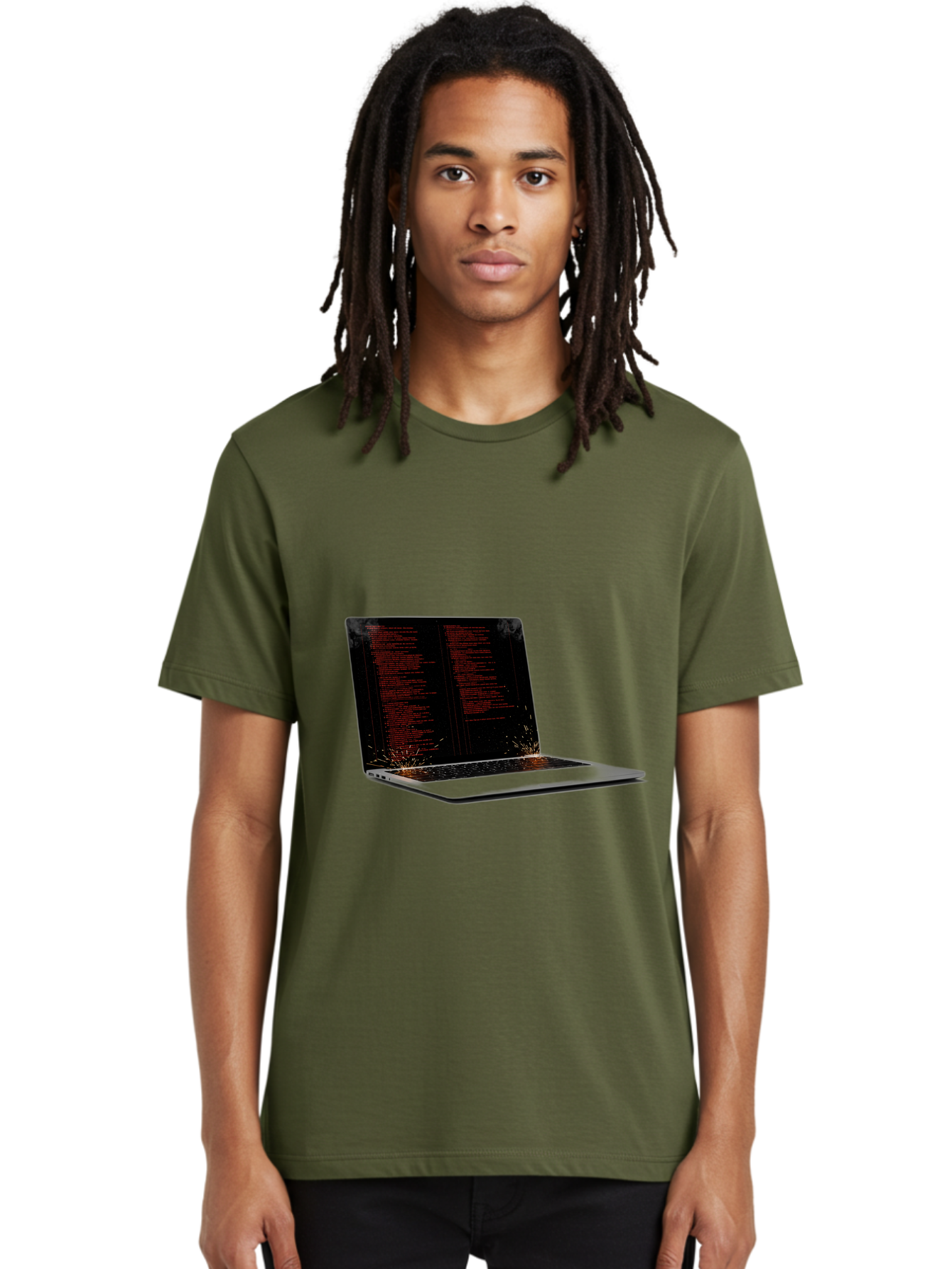 Damaged-Laptop Men'S Graphic Tee, 100% Cotton, Comfortable Casual Summer Wear, Machine Washable, Vintage Camera, Old Camera, Antique Camera, Black Camera, Classic Photography, Photography Equipment, Nostalgic Device, Film Camera, Camera Art Bam219