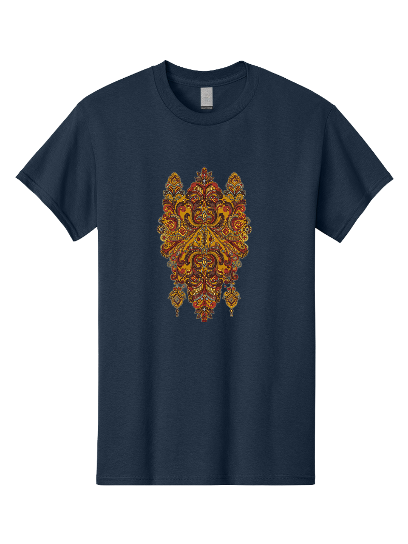 Damask-Pattern Men'S Graphic Tee, 100% Cotton, Comfortable Casual Summer Wear, Machine Washable, Vintage Camera, Old Camera, Antique Camera, Black Camera, Classic Photography, Photography Equipment, Nostalgic Device, Film Camera, Camera Art Bam220
