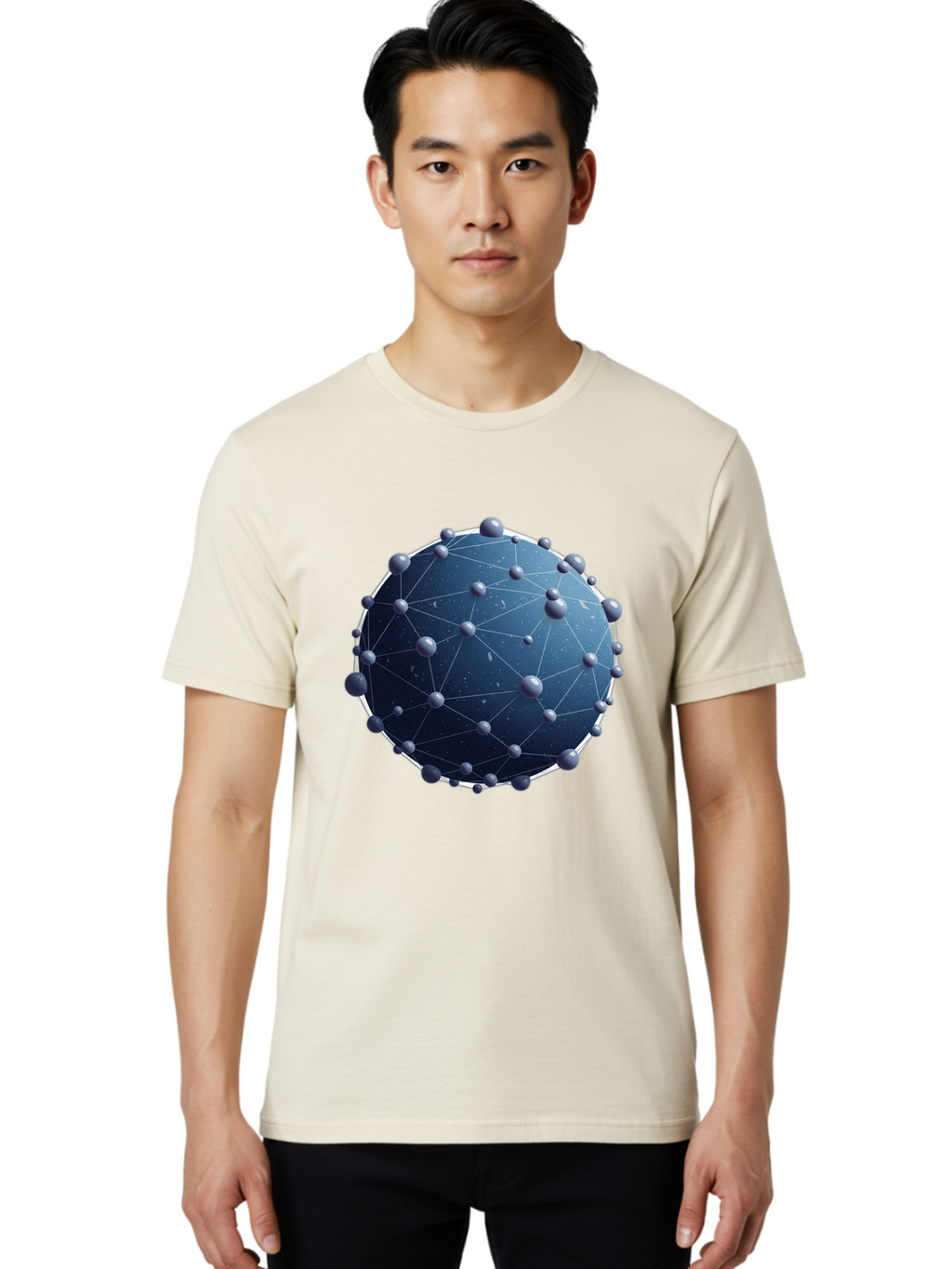 Dark-Blue-Sphere-With-Nodules Men'S Graphic Tee, 100% Cotton, Comfortable Casual Summer Wear, Machine Washable, Vintage Camera, Old Camera, Antique Camera, Black Camera, Classic Photography, Photography Equipment, Nostalgic Device, Bam224