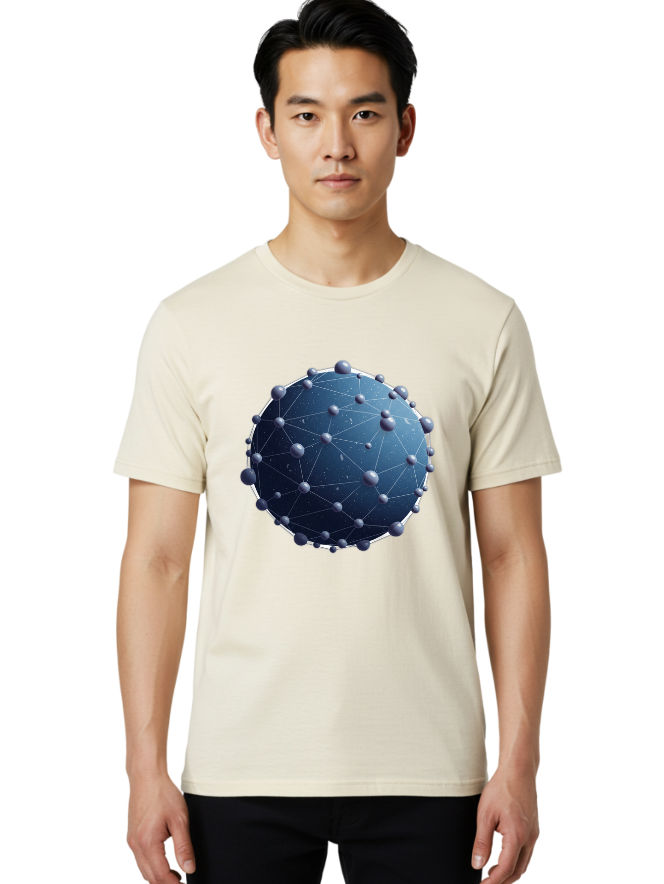 Dark-Blue-Sphere-With-Nodules Men'S Graphic Tee, 100% Cotton, Comfortable Casual Summer Wear, Machine Washable, Vintage Camera, Old Camera, Antique Camera, Black Camera, Classic Photography, Photography Equipment, Nostalgic Device, Bam224