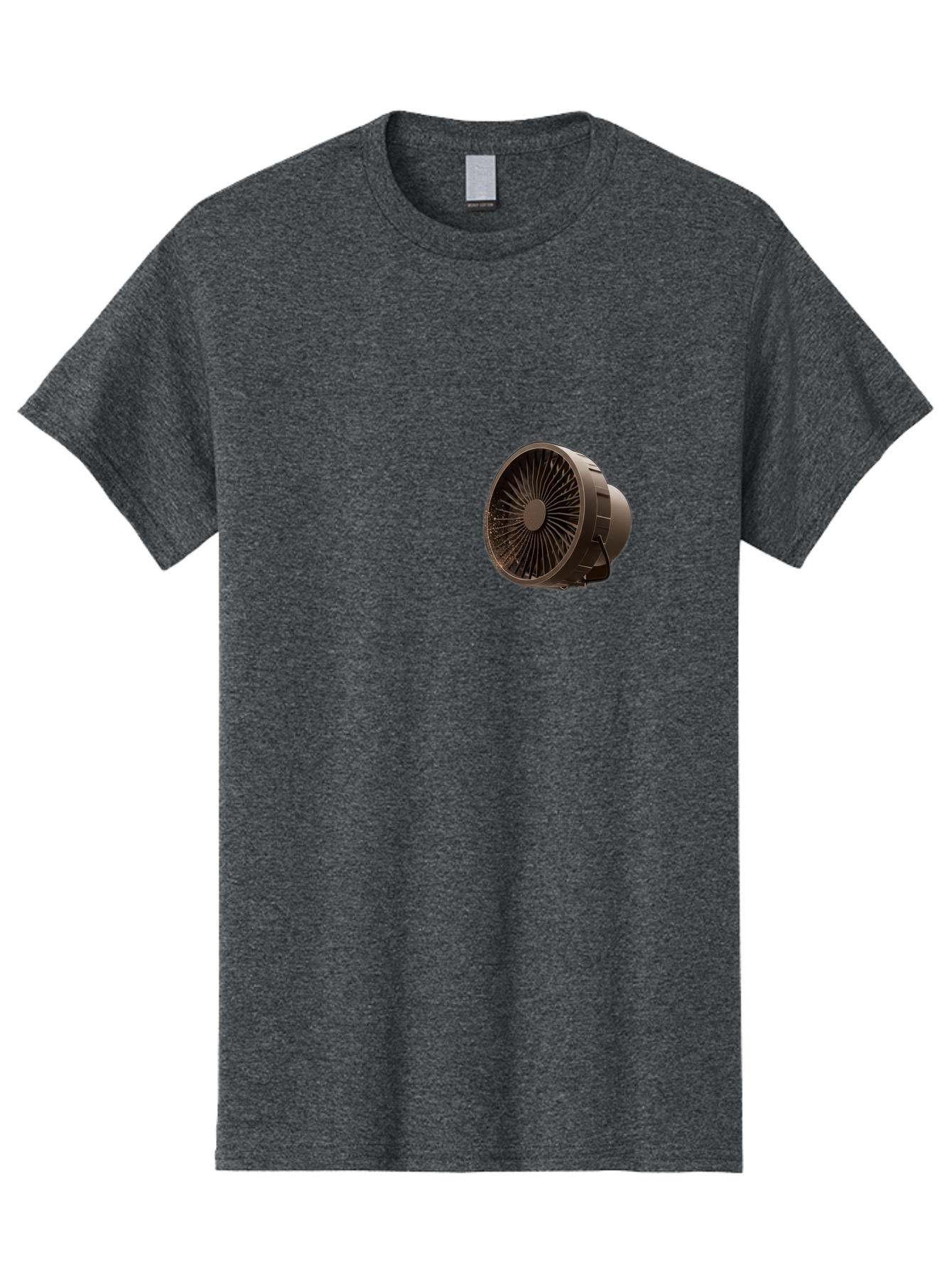 Dark-Brown-Box-Fan Men'S Graphic Tee, 100% Cotton, Comfortable Casual Summer Wear, Machine Washable, Vintage Camera, Old Camera, Antique Camera, Black Camera, Classic Photography, Photography Equipment, Nostalgic Device, Film Camera, Bam225