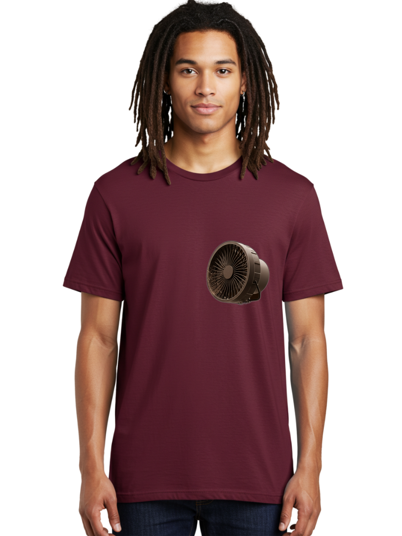 Dark-Brown-Box-Fan Men'S Graphic Tee, 100% Cotton, Comfortable Casual Summer Wear, Machine Washable, Vintage Camera, Old Camera, Antique Camera, Black Camera, Classic Photography, Photography Equipment, Nostalgic Device, Film Camera, Bam225