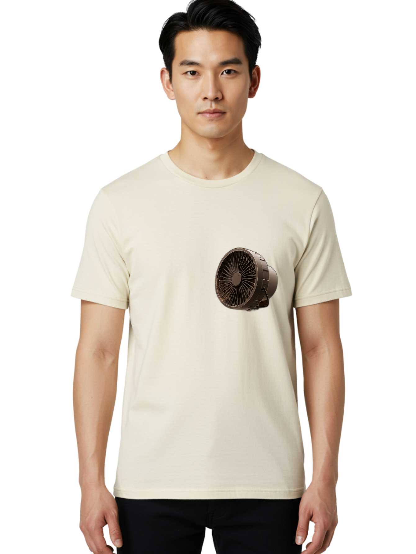 Dark-Brown-Box-Fan Men'S Graphic Tee, 100% Cotton, Comfortable Casual Summer Wear, Machine Washable, Vintage Camera, Old Camera, Antique Camera, Black Camera, Classic Photography, Photography Equipment, Nostalgic Device, Film Camera, Bam225