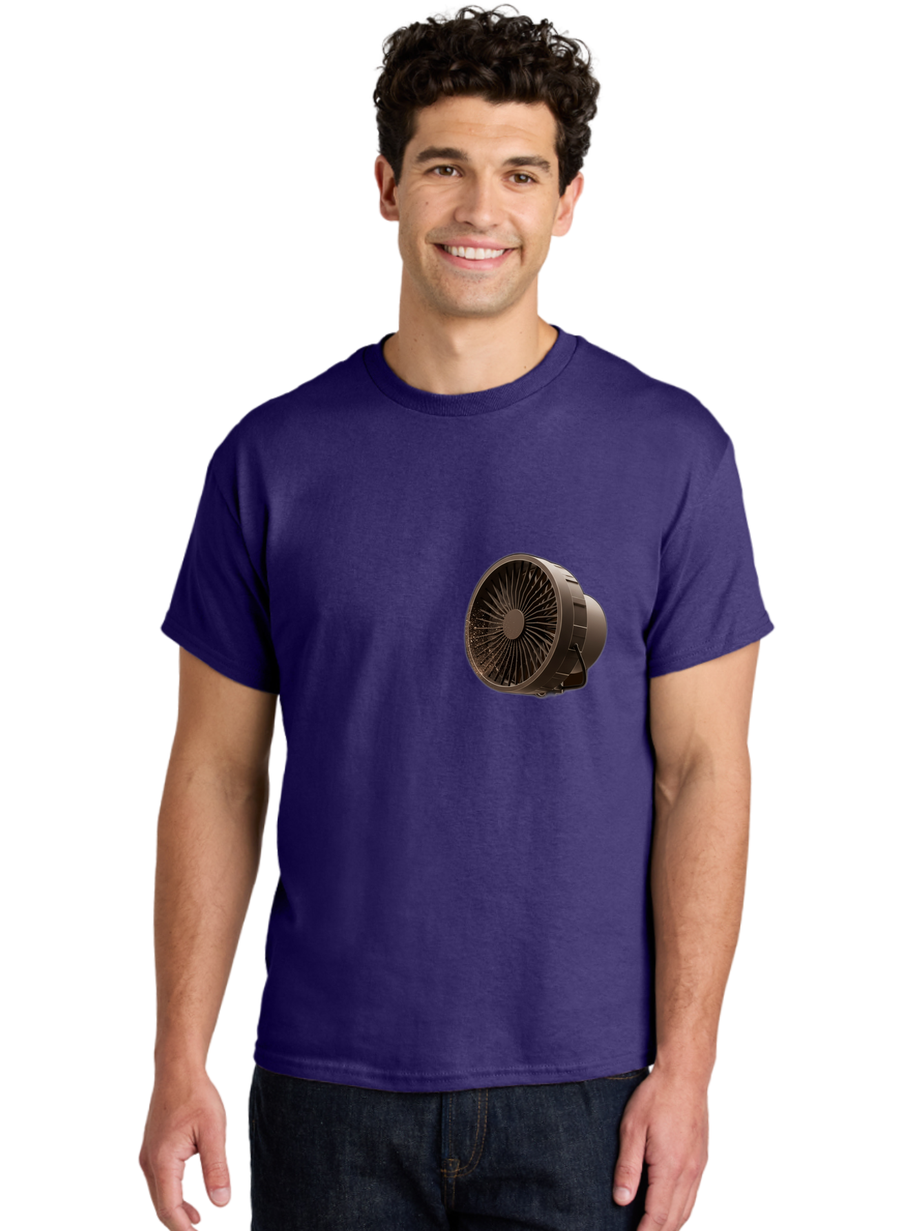 Dark-Brown-Box-Fan Men'S Graphic Tee, 100% Cotton, Comfortable Casual Summer Wear, Machine Washable, Vintage Camera, Old Camera, Antique Camera, Black Camera, Classic Photography, Photography Equipment, Nostalgic Device, Film Camera, Bam225