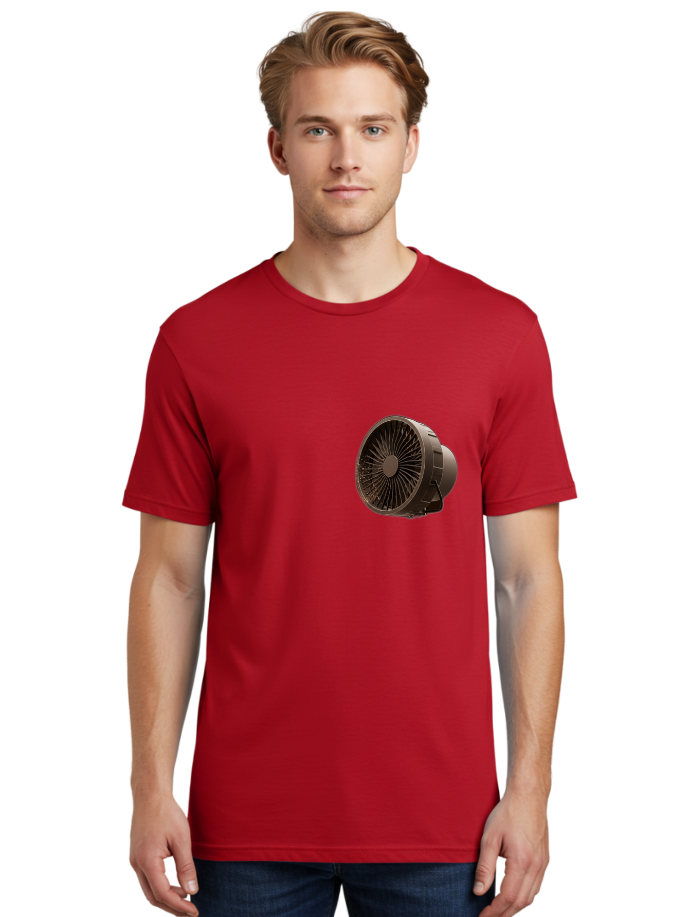 Dark-Brown-Box-Fan Men'S Graphic Tee, 100% Cotton, Comfortable Casual Summer Wear, Machine Washable, Vintage Camera, Old Camera, Antique Camera, Black Camera, Classic Photography, Photography Equipment, Nostalgic Device, Film Camera, Bam225