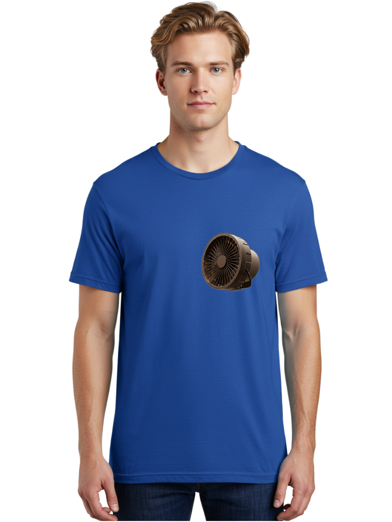 Dark-Brown-Box-Fan Men'S Graphic Tee, 100% Cotton, Comfortable Casual Summer Wear, Machine Washable, Vintage Camera, Old Camera, Antique Camera, Black Camera, Classic Photography, Photography Equipment, Nostalgic Device, Film Camera, Bam225