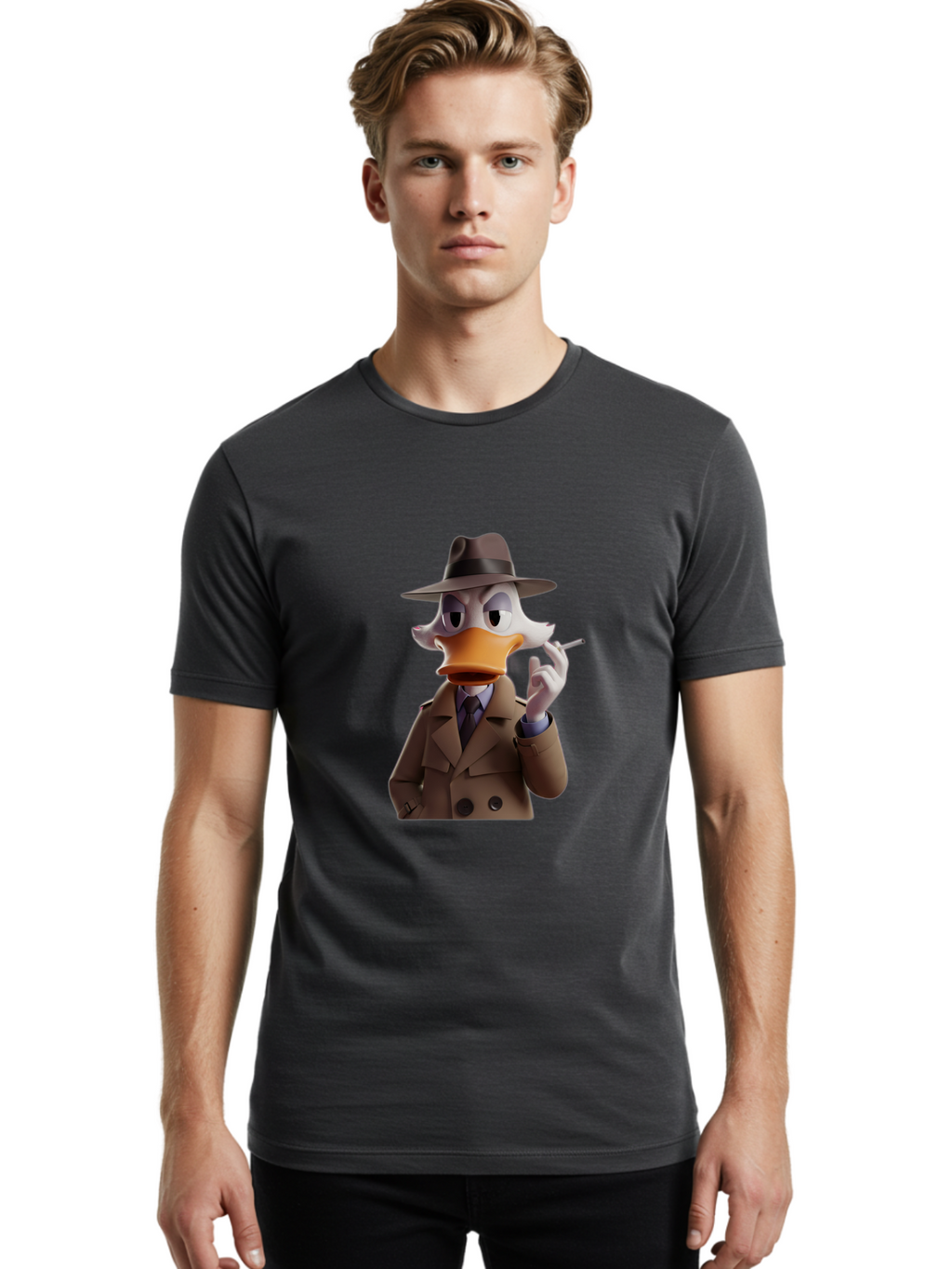 Darkwing-Duck-1 Men'S Graphic Tee, 100% Cotton, Comfortable Casual Summer Wear, Machine Washable, Vintage Camera, Old Camera, Antique Camera, Black Camera, Classic Photography, Photography Equipment, Nostalgic Device, Film Camera, Camera Art Bam227