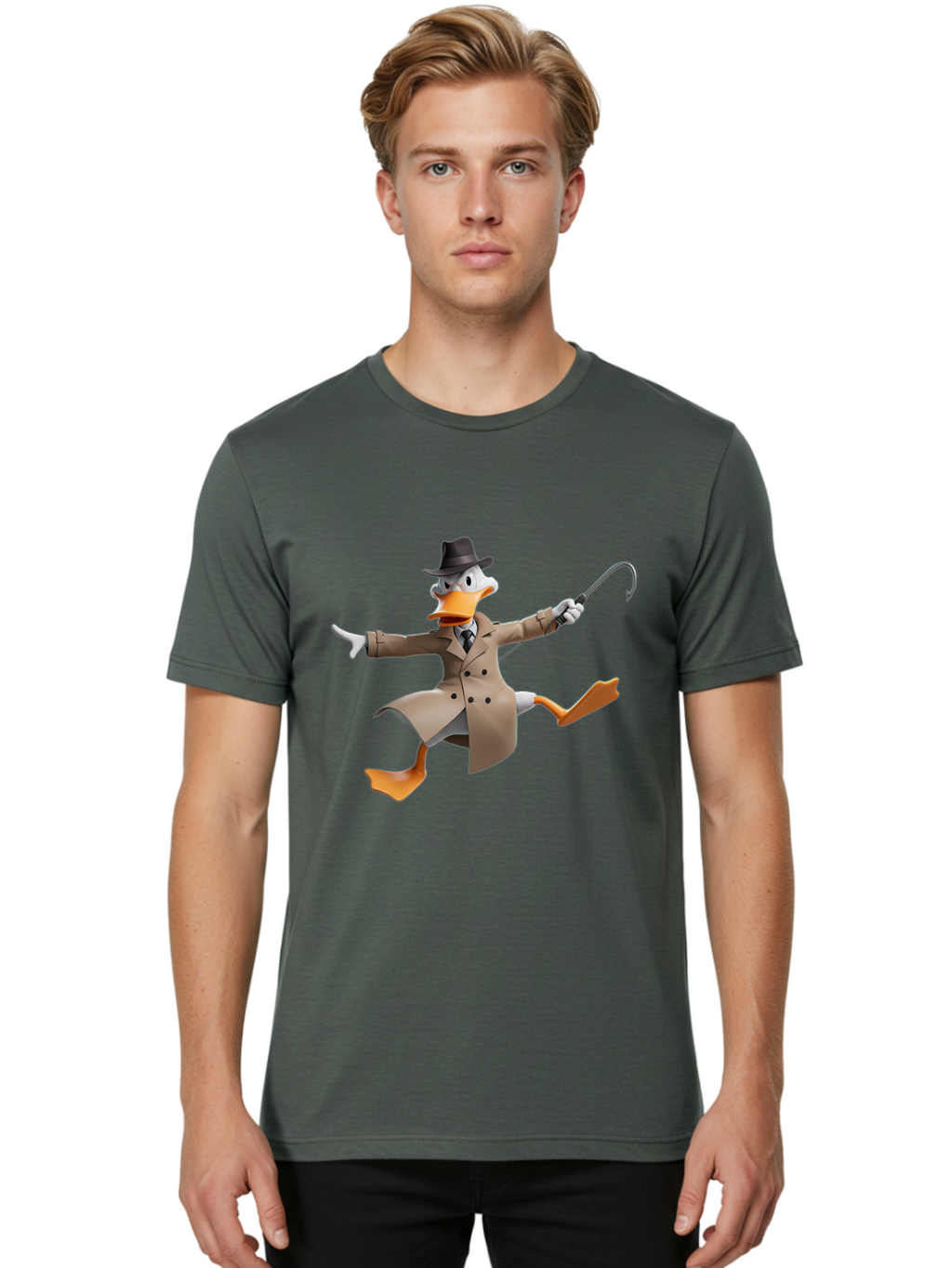 Darkwing-Duck Men'S Graphic Tee, 100% Cotton, Comfortable Casual Summer Wear, Machine Washable, Vintage Camera, Old Camera, Antique Camera, Black Camera, Classic Photography, Photography Equipment, Nostalgic Device, Film Camera, Camera Art Bam228