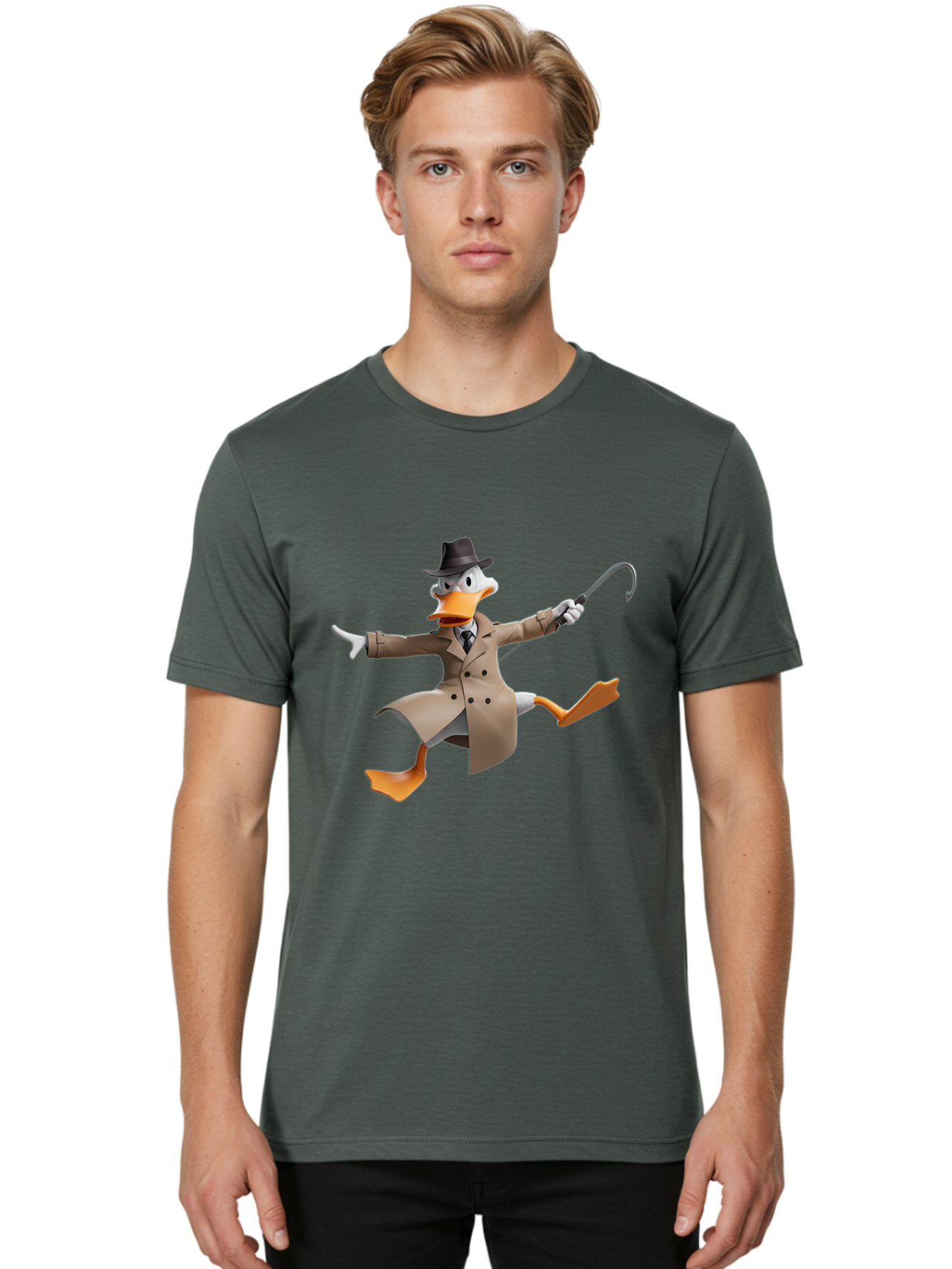 Darkwing-Duck Men'S Graphic Tee, 100% Cotton, Comfortable Casual Summer Wear, Machine Washable, Vintage Camera, Old Camera, Antique Camera, Black Camera, Classic Photography, Photography Equipment, Nostalgic Device, Film Camera, Camera Art Bam228