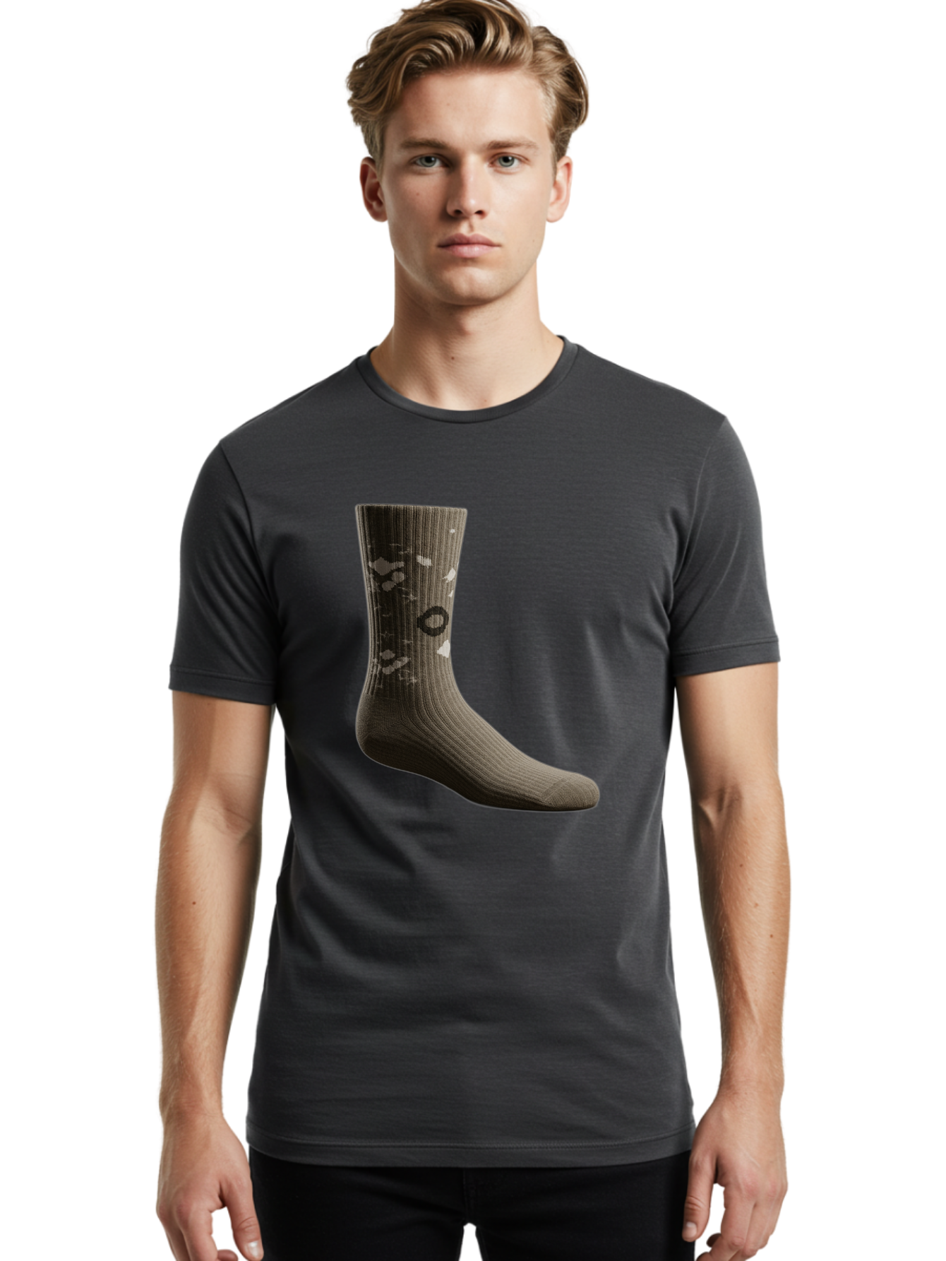 Darn-Tough-Socks Men'S Graphic Tee, 100% Cotton, Comfortable Casual Summer Wear, Machine Washable, Vintage Camera, Old Camera, Antique Camera, Black Camera, Classic Photography, Photography Equipment, Nostalgic Device, Film Camera, Camera Art Bam229