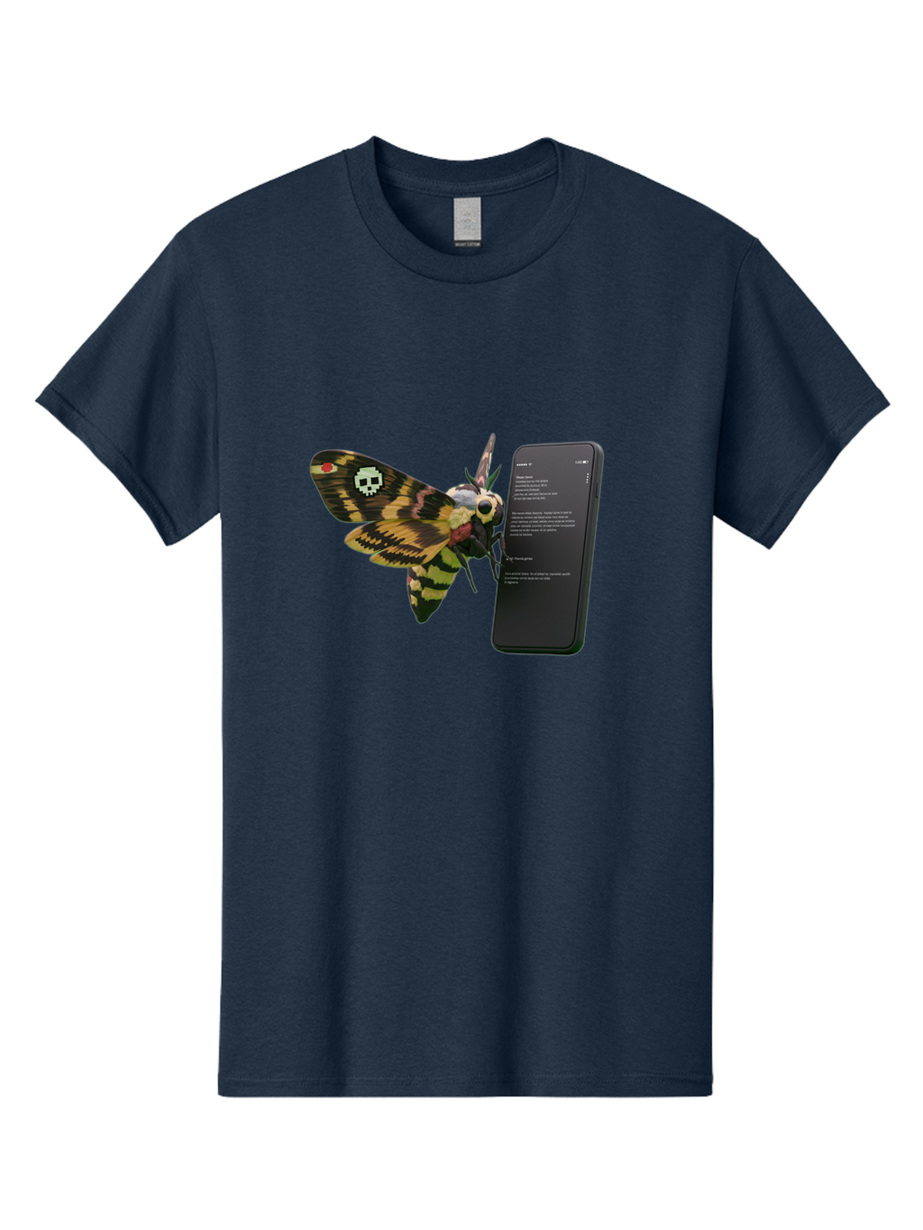 Death-S-Head-Hawkmoth-1 Men'S Graphic Tee, 100% Cotton, Comfortable Casual Summer Wear, Machine Washable, Vintage Camera, Old Camera, Antique Camera, Black Camera, Classic Photography, Photography Equipment, Nostalgic Device, Film Camera, Bam232