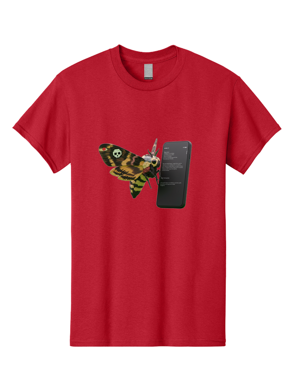 Death-S-Head-Hawkmoth-1 Men'S Graphic Tee, 100% Cotton, Comfortable Casual Summer Wear, Machine Washable, Vintage Camera, Old Camera, Antique Camera, Black Camera, Classic Photography, Photography Equipment, Nostalgic Device, Film Camera, Bam232