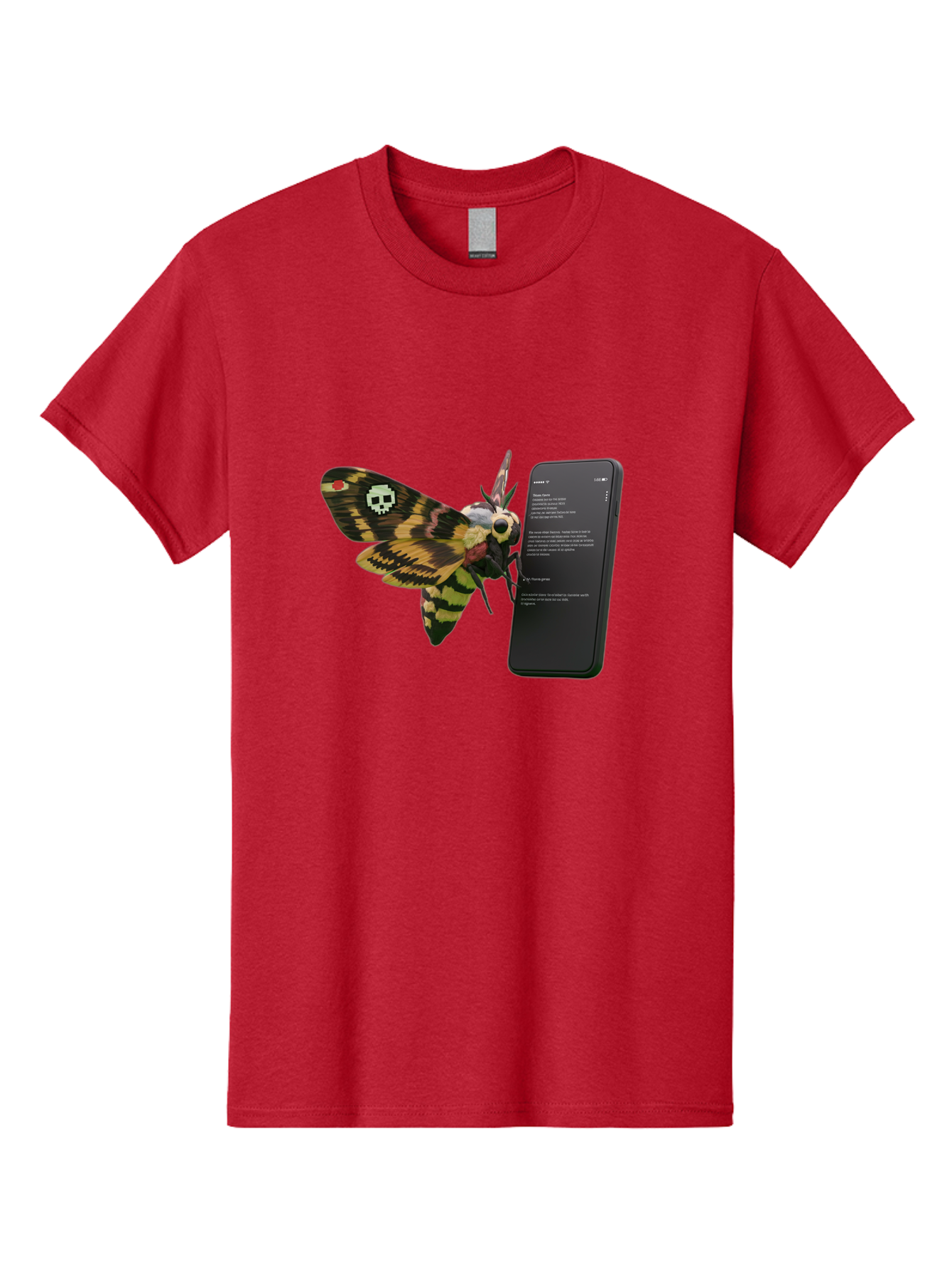 Death-S-Head-Hawkmoth-1 Men'S Graphic Tee, 100% Cotton, Comfortable Casual Summer Wear, Machine Washable, Vintage Camera, Old Camera, Antique Camera, Black Camera, Classic Photography, Photography Equipment, Nostalgic Device, Film Camera, Bam232