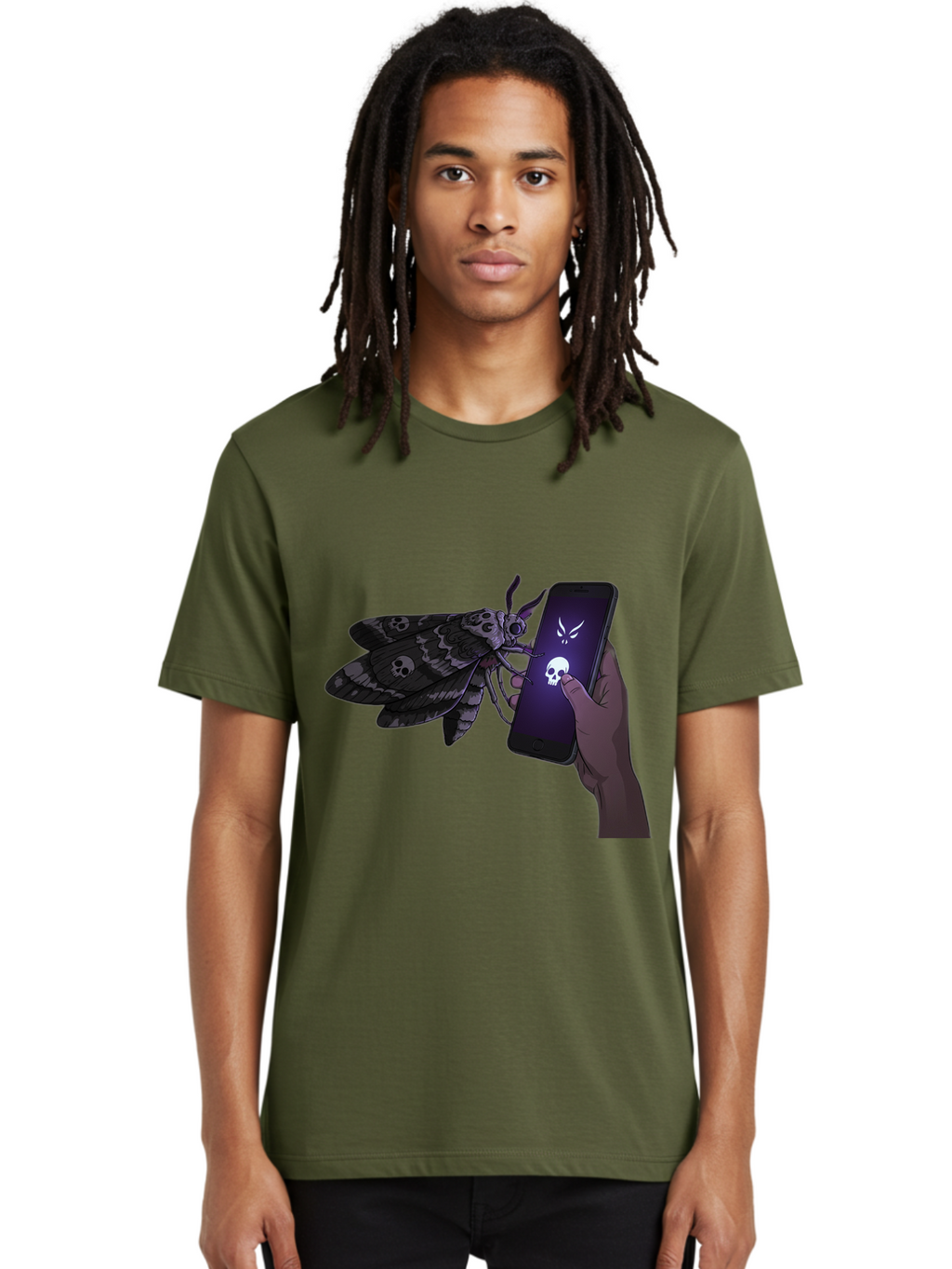 Death-S-Head-Hawkmoth-2 Men'S Graphic Tee, 100% Cotton, Comfortable Casual Summer Wear, Machine Washable, Vintage Camera, Old Camera, Antique Camera, Black Camera, Classic Photography, Photography Equipment, Nostalgic Device, Film Camera, Bam233