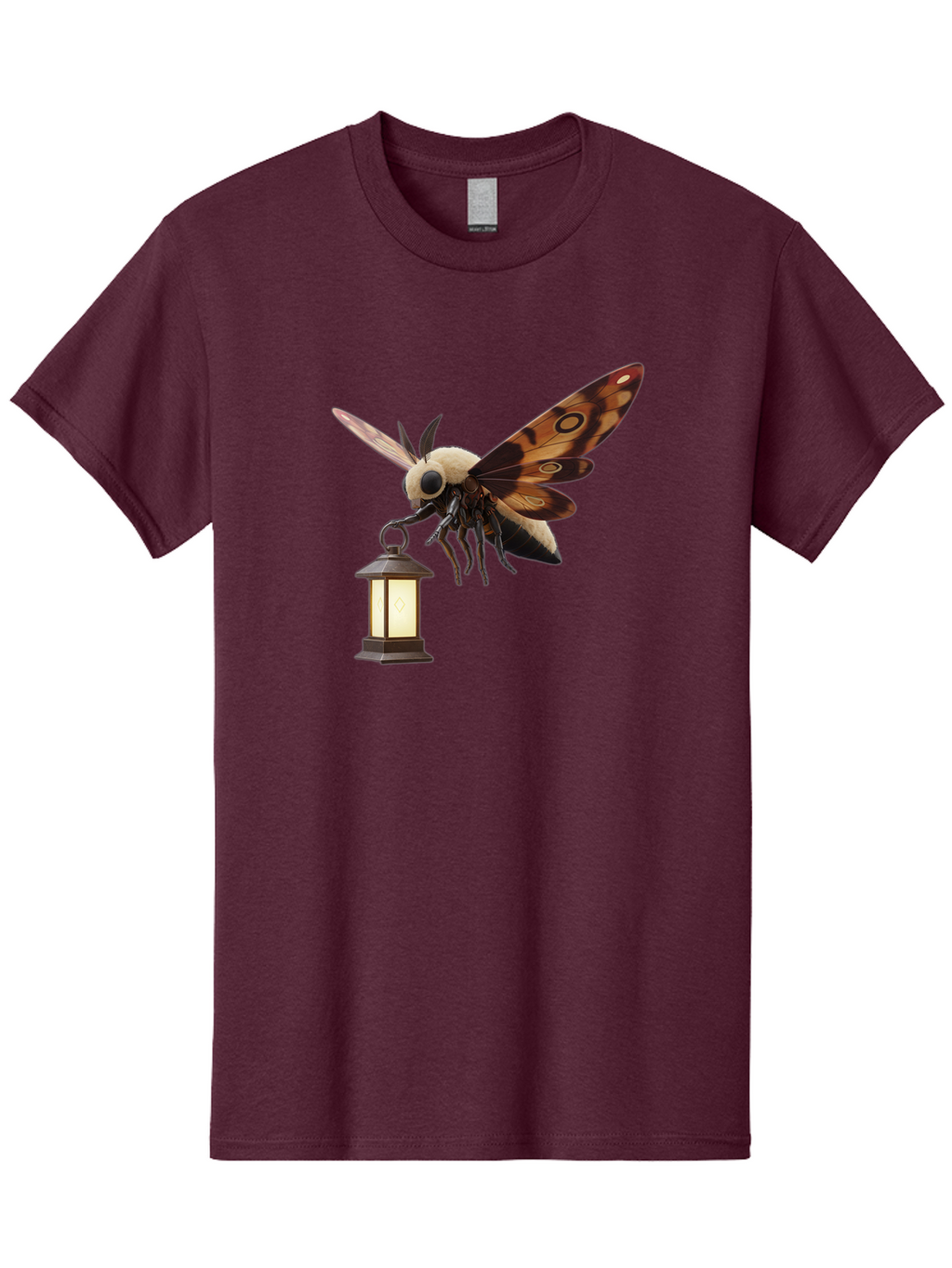 Death-S-Head-Hawkmoth-3 Men'S Graphic Tee, 100% Cotton, Comfortable Casual Summer Wear, Machine Washable, Vintage Camera, Old Camera, Antique Camera, Black Camera, Classic Photography, Photography Equipment, Nostalgic Device, Film Camera, Bam234