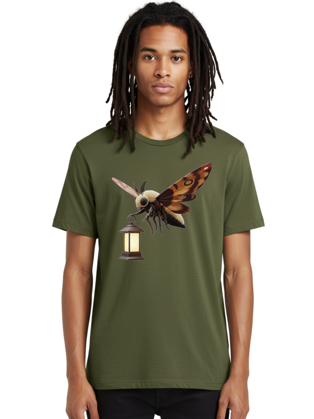 Death-S-Head-Hawkmoth-3 Men'S Graphic Tee, 100% Cotton, Comfortable Casual Summer Wear, Machine Washable, Vintage Camera, Old Camera, Antique Camera, Black Camera, Classic Photography, Photography Equipment, Nostalgic Device, Film Camera, Bam234