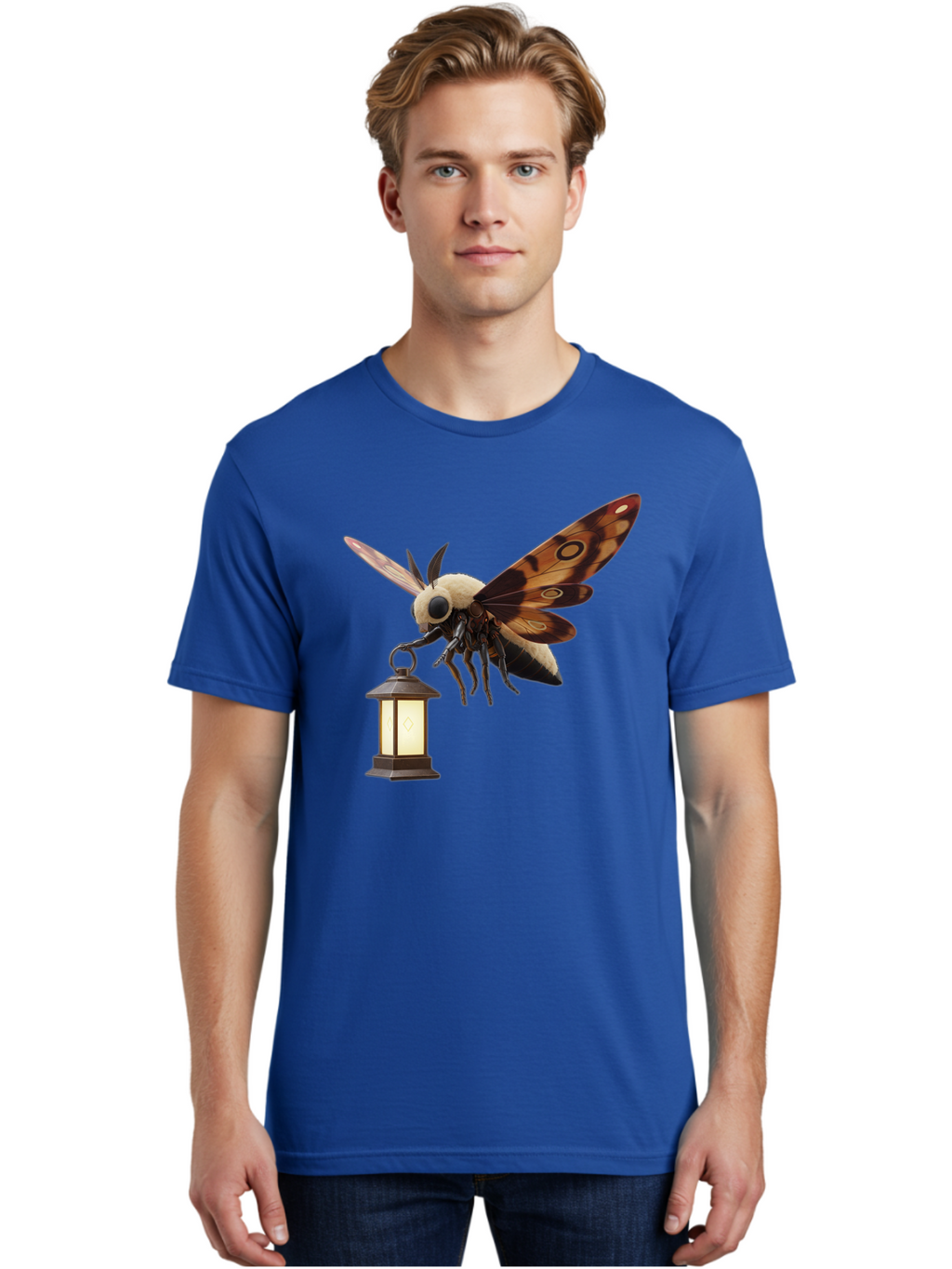 Death-S-Head-Hawkmoth-3 Men'S Graphic Tee, 100% Cotton, Comfortable Casual Summer Wear, Machine Washable, Vintage Camera, Old Camera, Antique Camera, Black Camera, Classic Photography, Photography Equipment, Nostalgic Device, Film Camera, Bam234