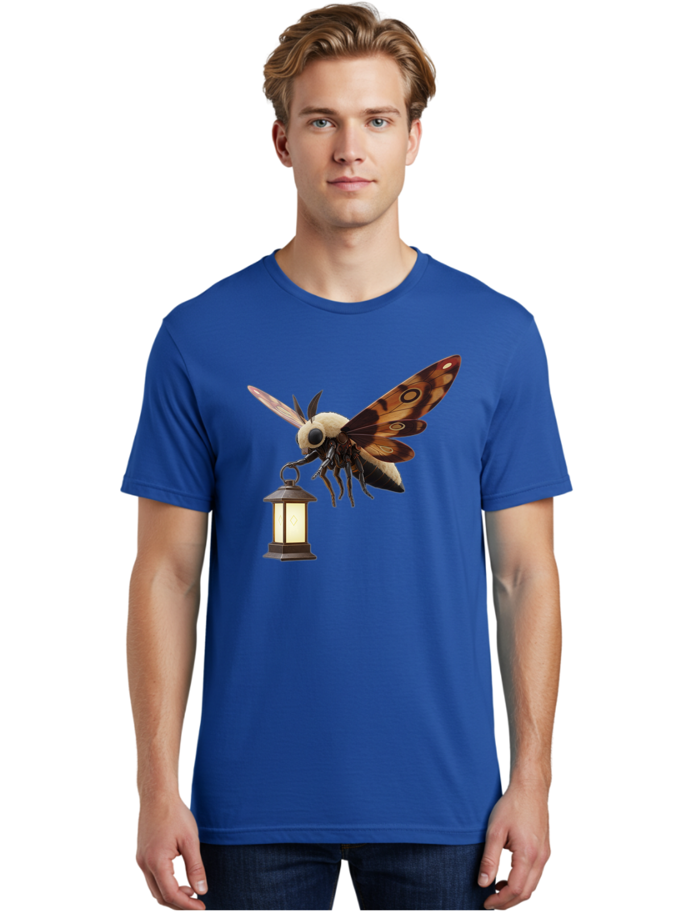 Death-S-Head-Hawkmoth-3 Men'S Graphic Tee, 100% Cotton, Comfortable Casual Summer Wear, Machine Washable, Vintage Camera, Old Camera, Antique Camera, Black Camera, Classic Photography, Photography Equipment, Nostalgic Device, Film Camera, Bam234