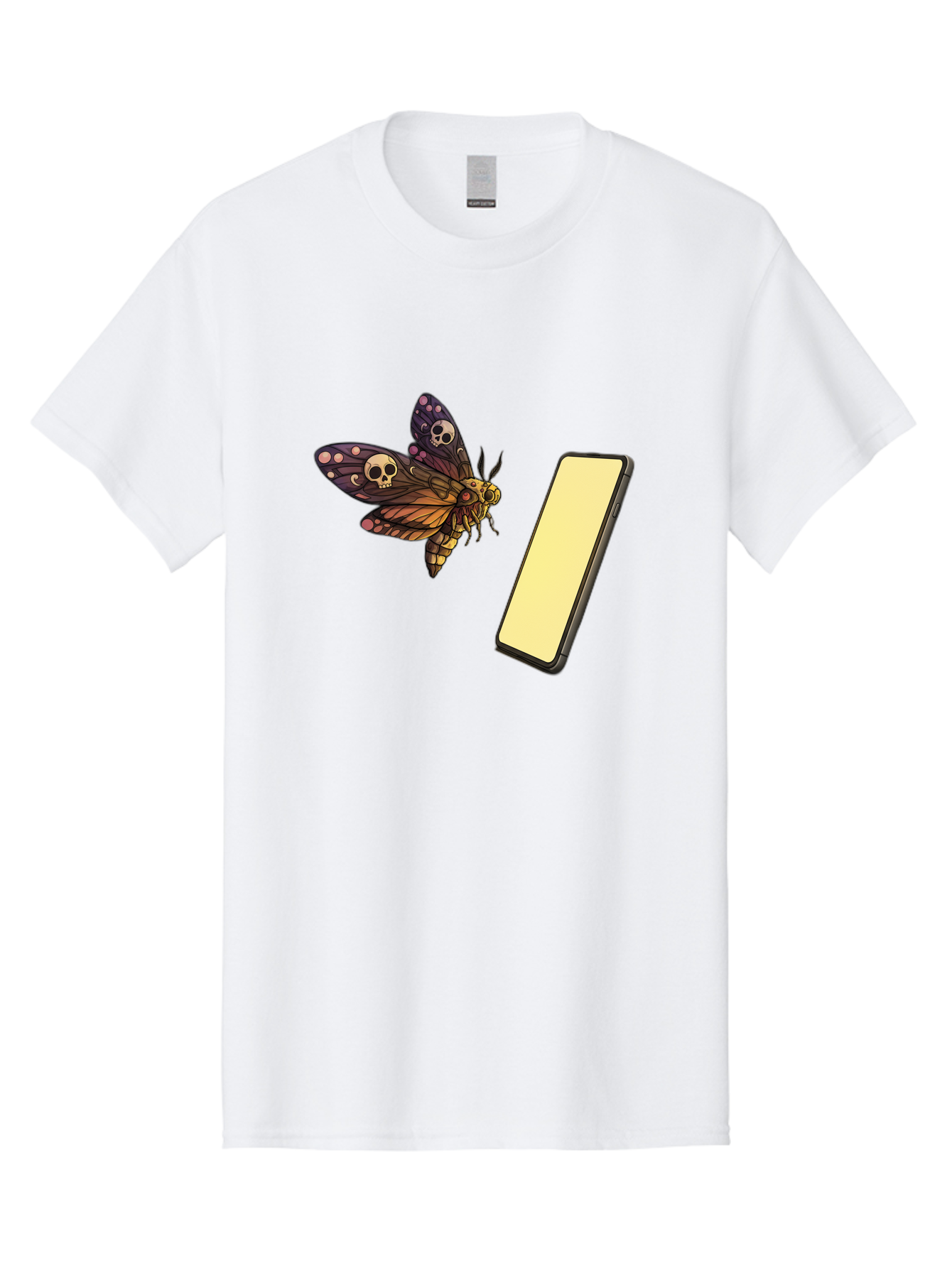 Death-S-Head-Hawkmoth Men'S Graphic Tee, 100% Cotton, Comfortable Casual Summer Wear, Machine Washable, Vintage Camera, Old Camera, Antique Camera, Black Camera, Classic Photography, Photography Equipment, Nostalgic Device, Film Camera, Bam236