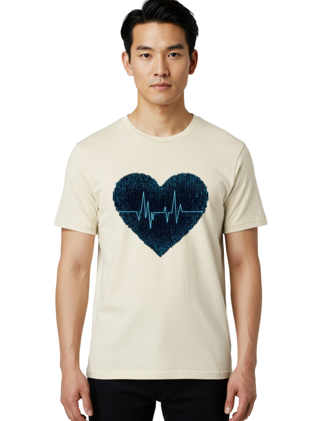 Denim-Heartbeat Men'S Graphic Tee, 100% Cotton, Comfortable Casual Summer Wear, Machine Washable, Vintage Camera, Old Camera, Antique Camera, Black Camera, Classic Photography, Photography Equipment, Nostalgic Device, Film Camera, Camera Art Bam242